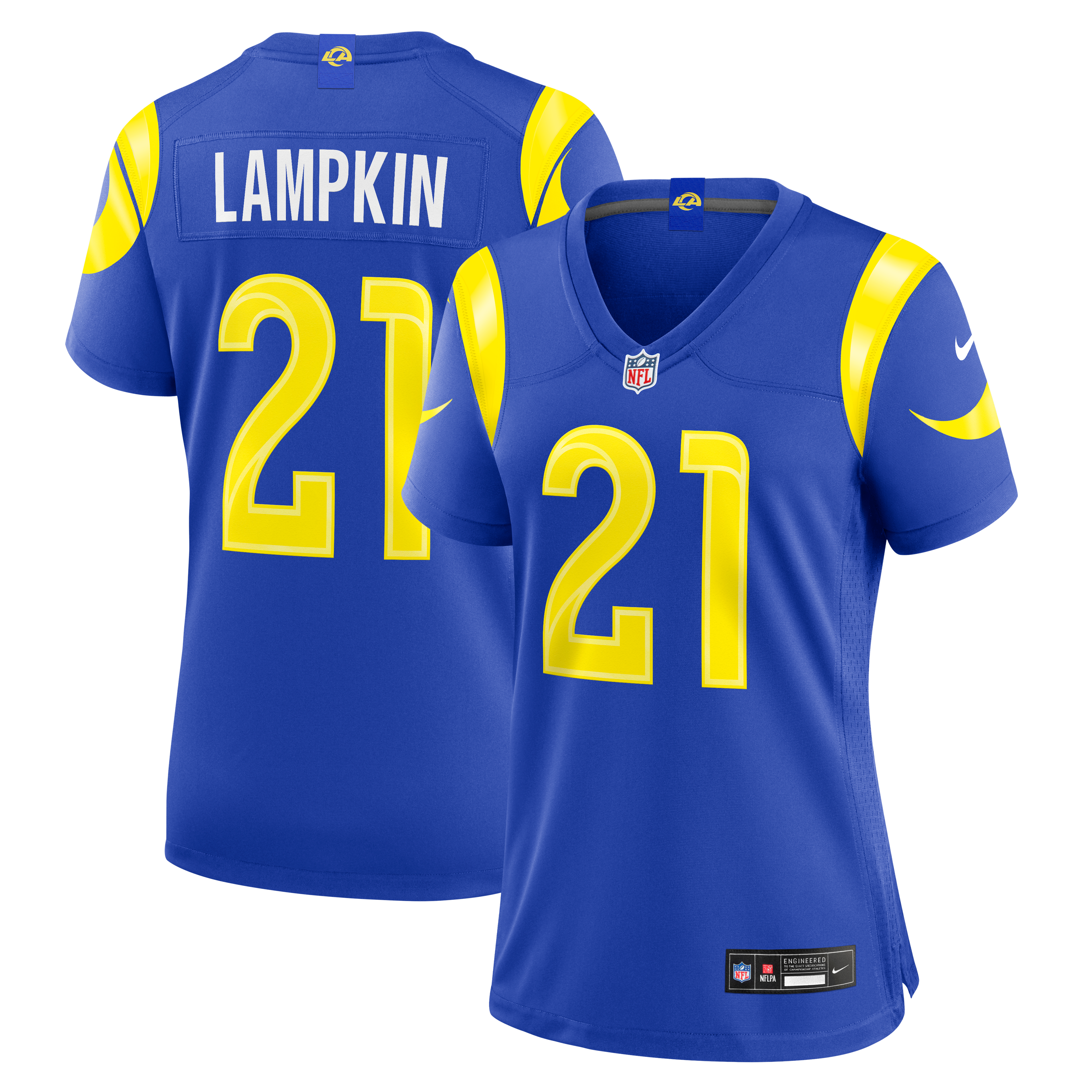 Women's Los Angeles Rams Cam Lampkin Nike Royal Team Game Jersey