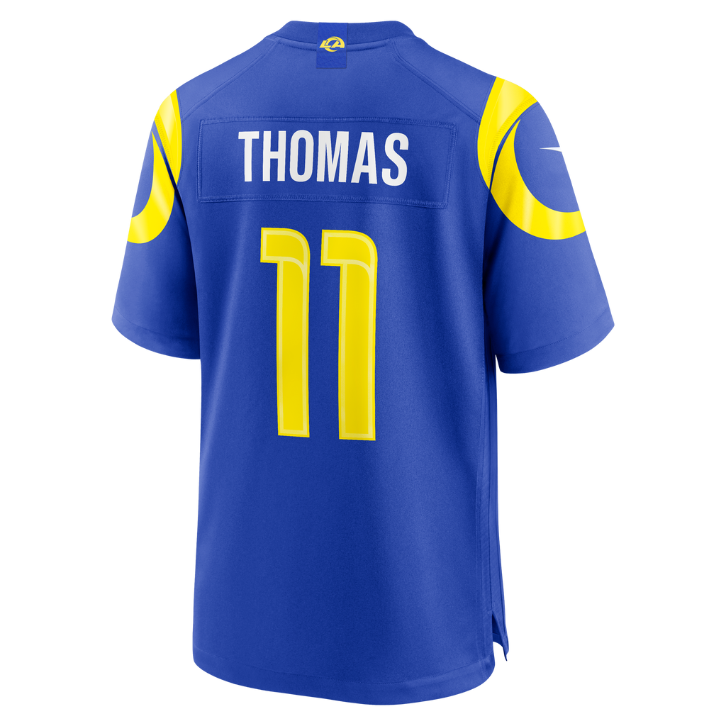 Men's Los Angeles Rams Keir Thomas Nike Royal Team Game Jersey