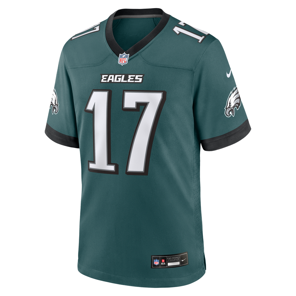 Men's Philadelphia Eagles Arnold Ebiketie Nike Midnight Green Team Game Jersey