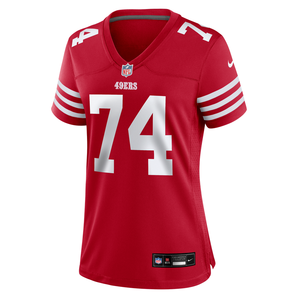 Women's San Francisco 49Ers Brett Toth Nike Scarlet Team Game Jersey