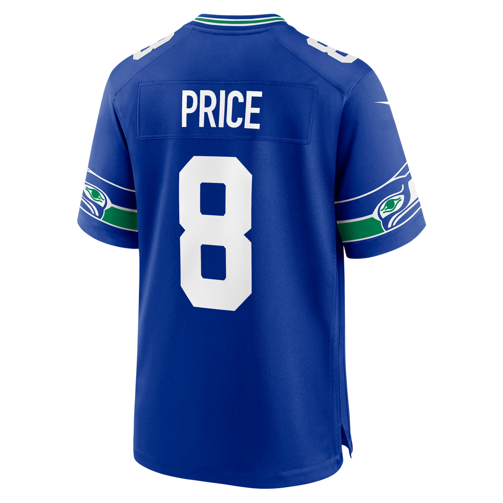 Men's Seattle Seahawks Jadarian Price Nike Royal Alternate Game Jersey