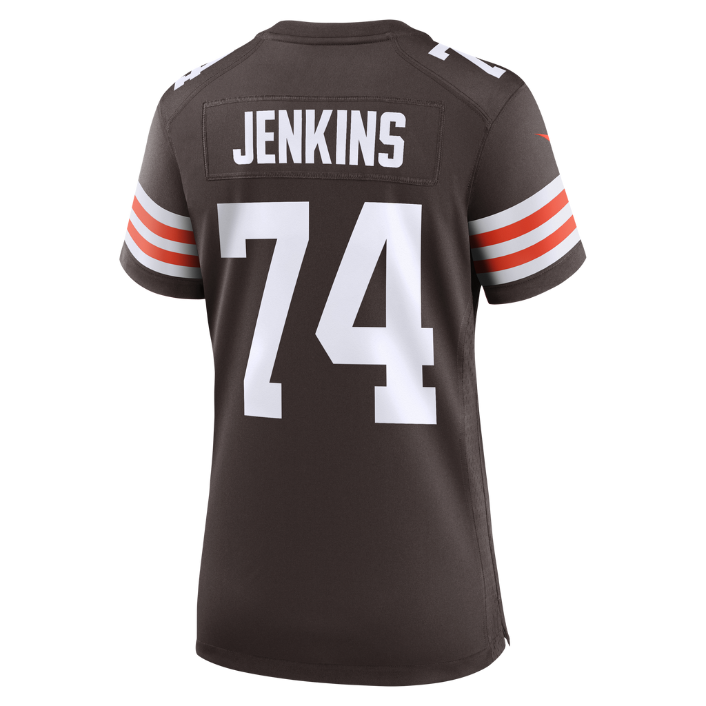 Women's Cleveland Browns Elgton Jenkins Nike Brown Team Game Jersey