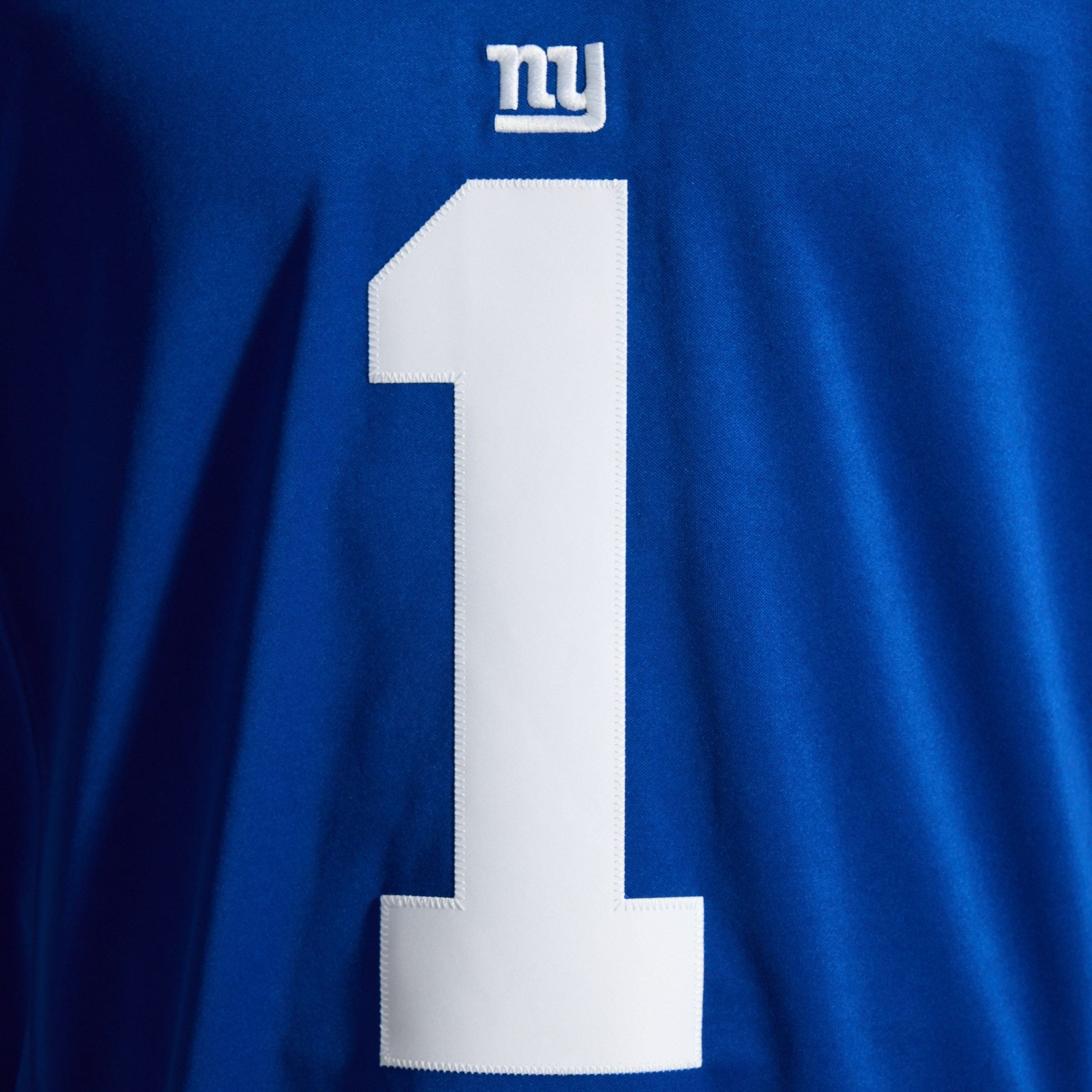 Men's New York Giants Malik Nabers Nike Royal Team Vapor Fuse Stitched Limited Jersey