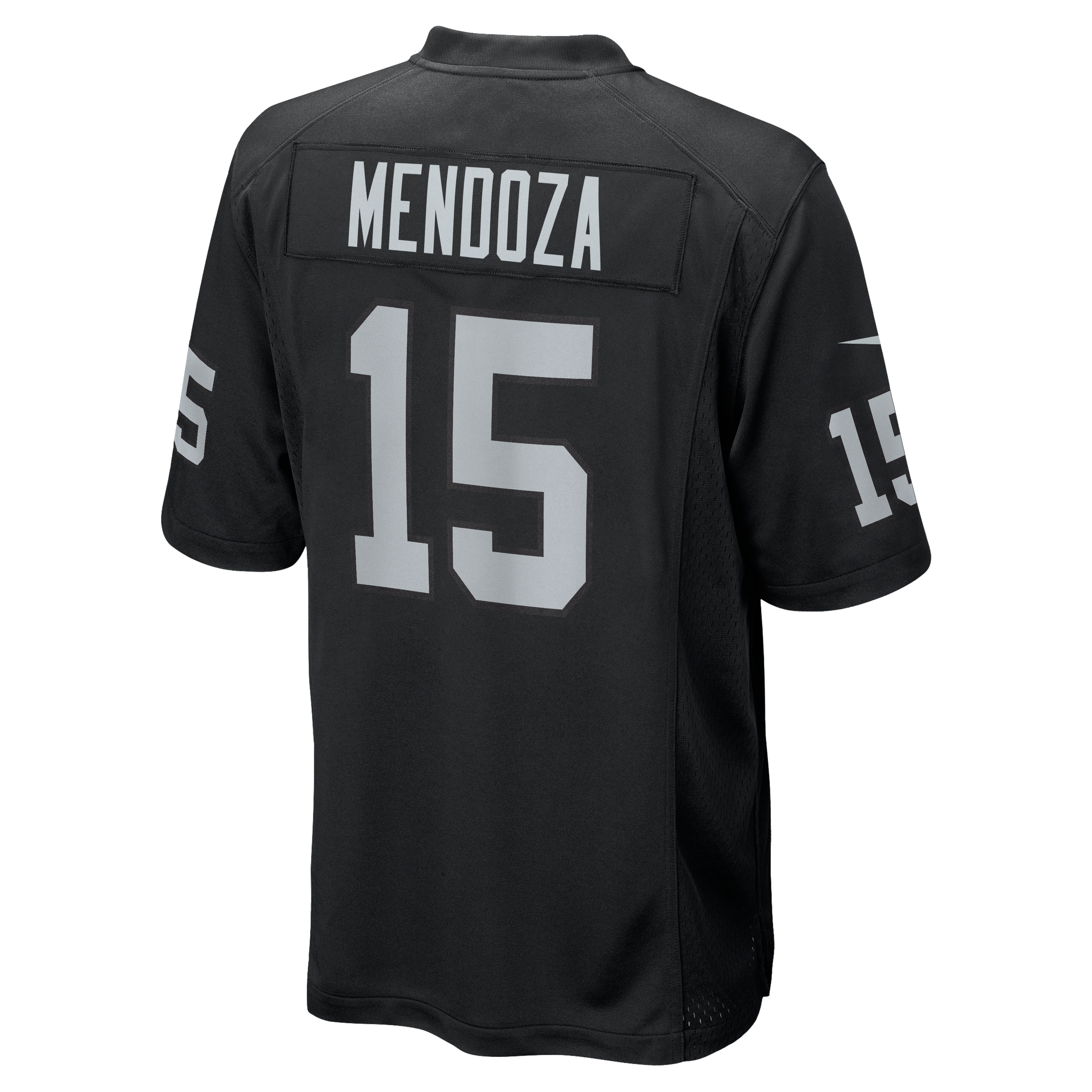 Men's Las Vegas Raiders Fernando Mendoza Nike Black 2026 Nfl Draft First Round Pick No 1 Team Game Jersey