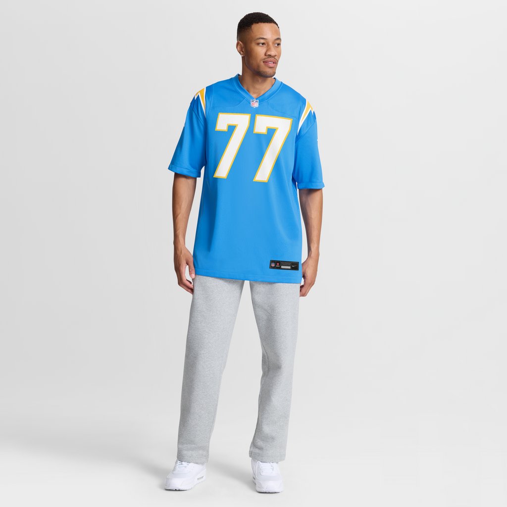 Men's Los Angeles Chargers Travis Burke Nike Powder Blue Team Game Jersey