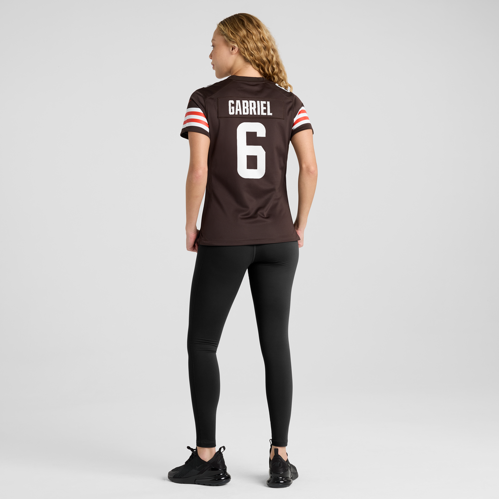 Women's Cleveland Browns Dillon Gabriel Nike Brown Team Game Jersey