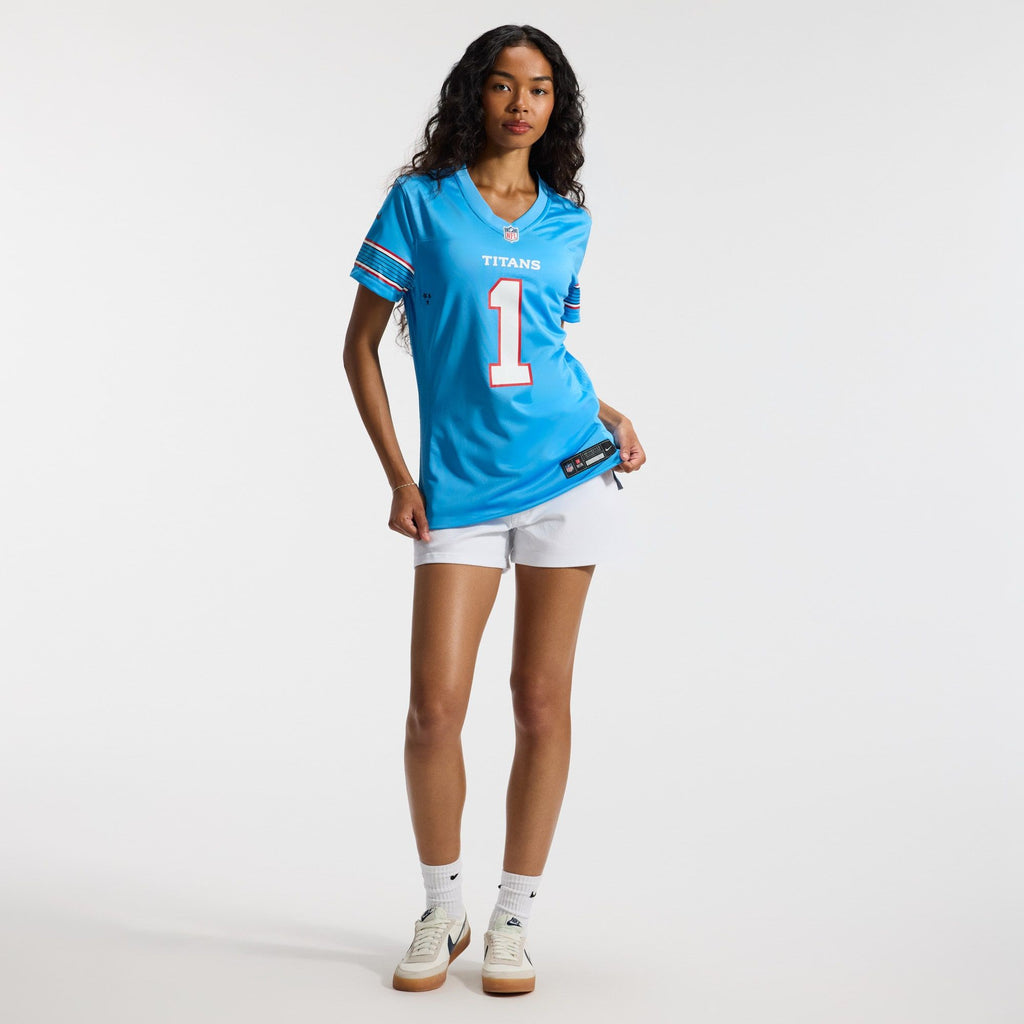 Women's Tennessee Titans Cameron Ward Nike Light Blue Game Jersey