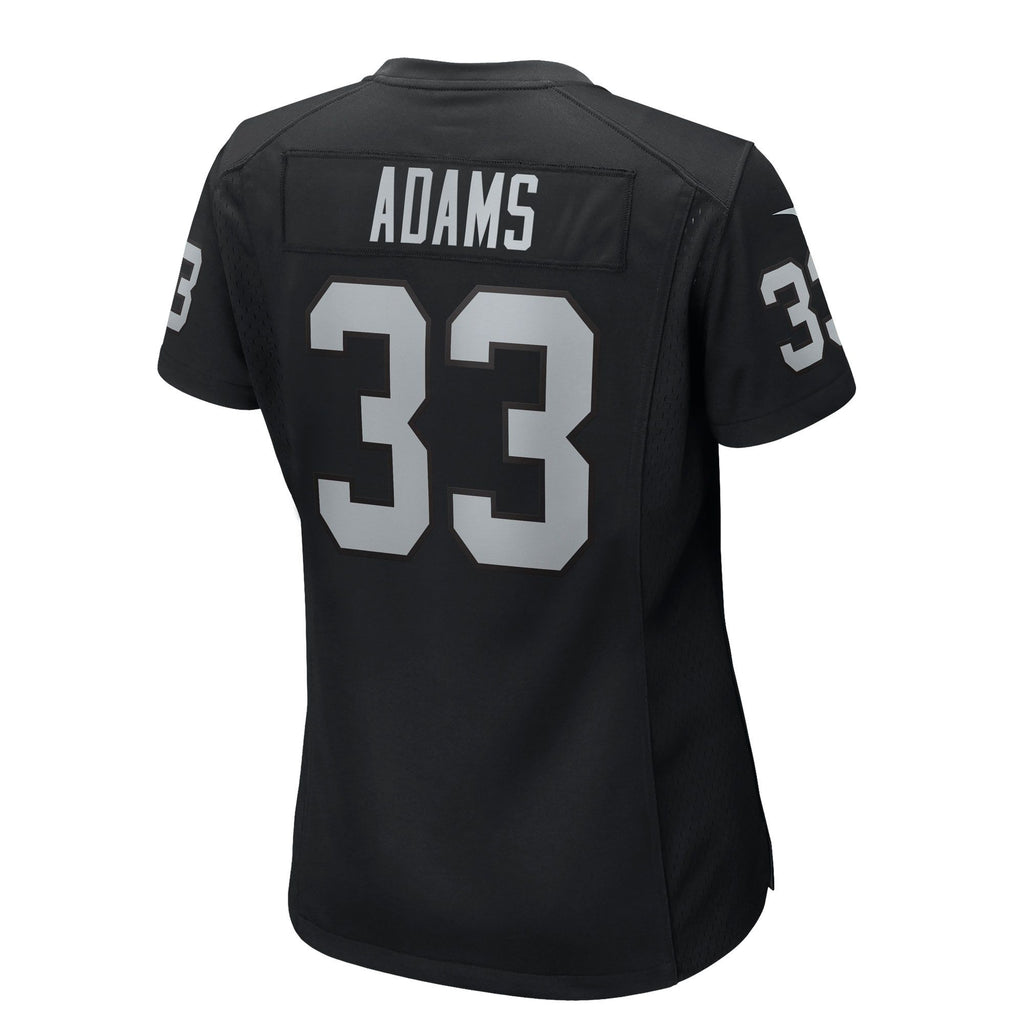 Women's Las Vegas Raiders Jamal Adams Nike Black Team Game Jersey