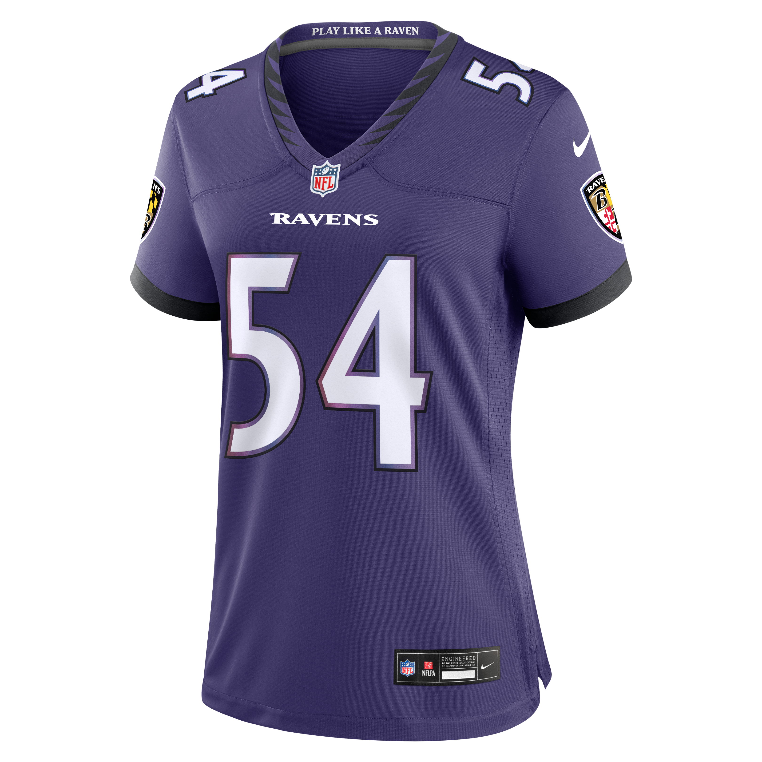 Women's Baltimore Ravens Jovaughn Gwyn Nike Purple Team Game Jersey