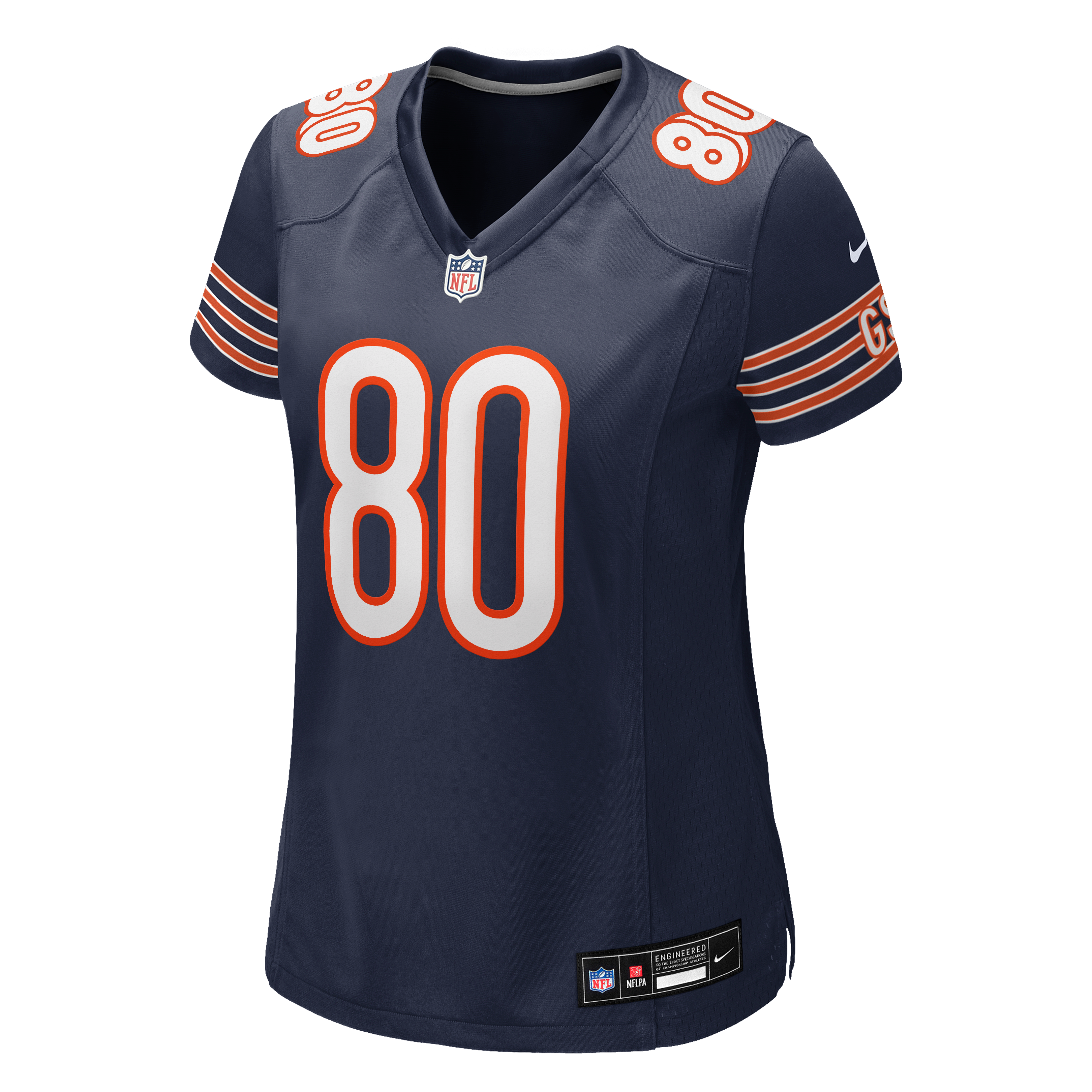 Women's Chicago Bears Qadir Ismail Nike Navy Team Game Jersey