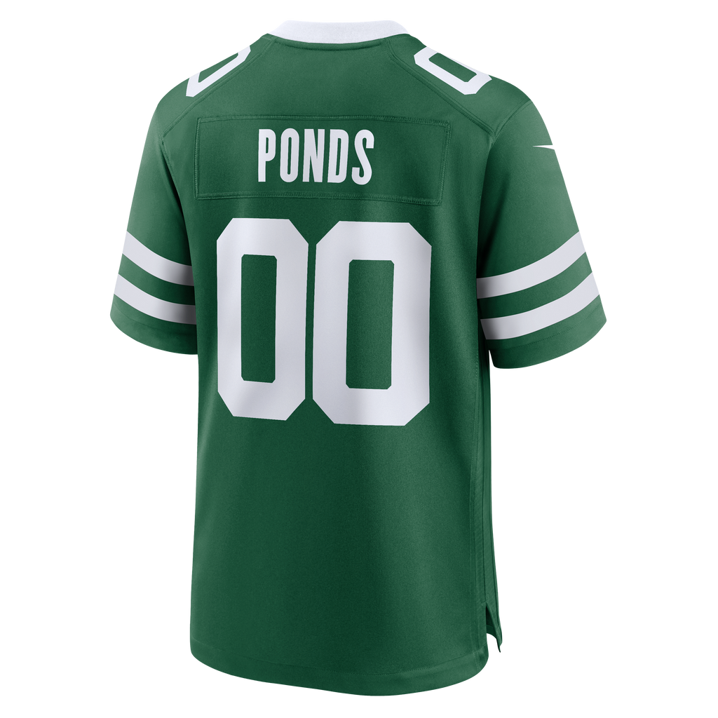 Men's New York Jets Dangelo Ponds Nike Legacy Green Game Jersey