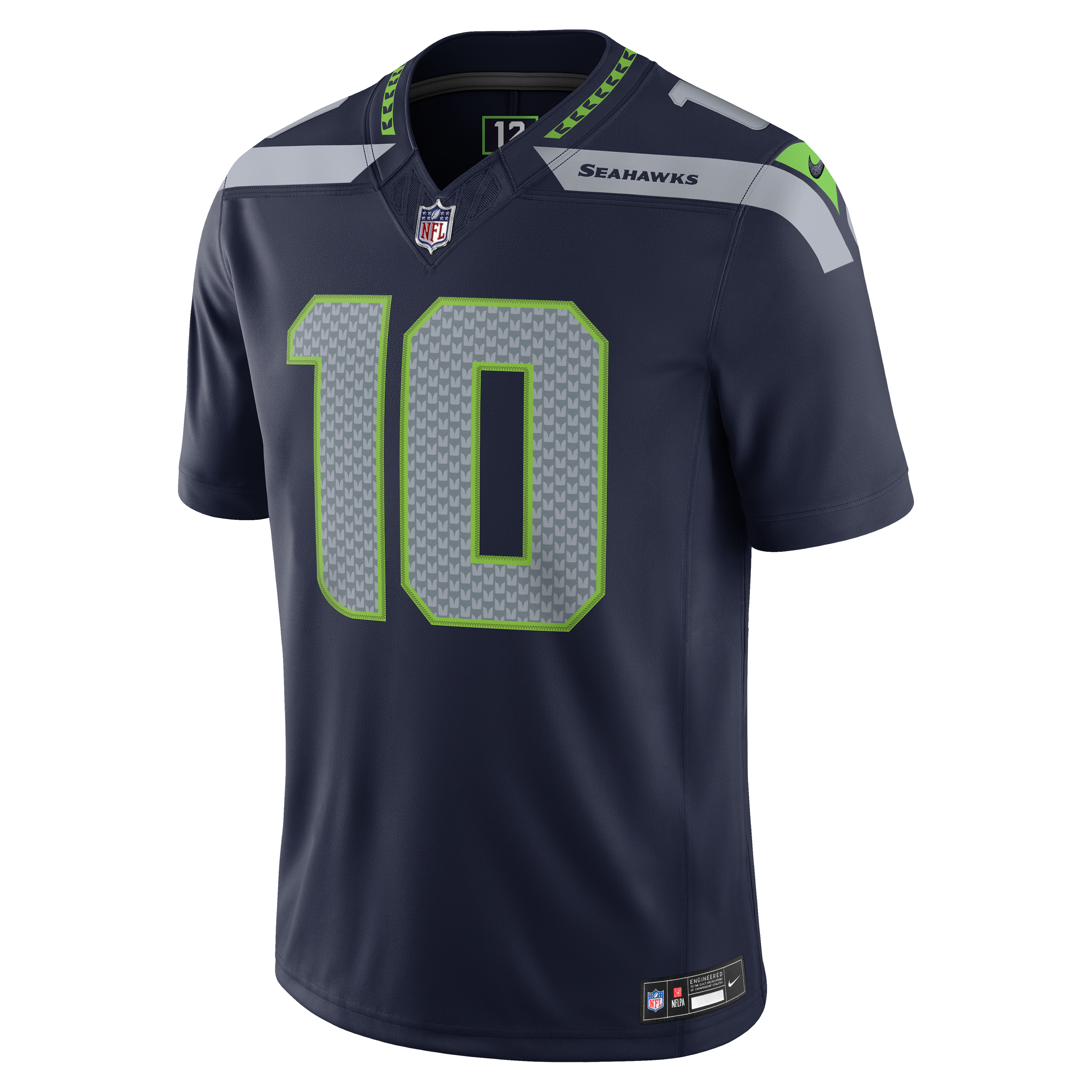 Men's Seattle Seahawks Cooper Kupp Nike College Navy Team Vapor Fuse Stitched Limited Jersey