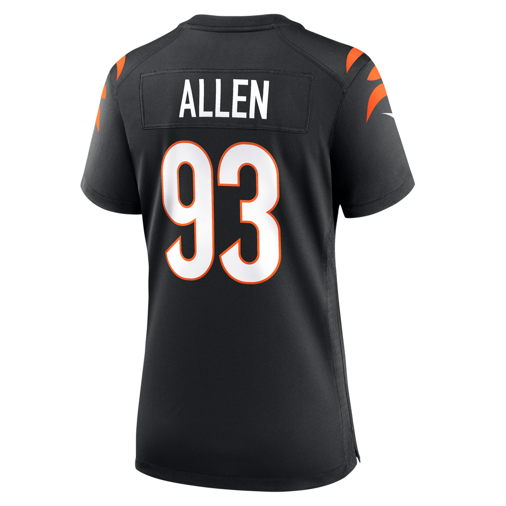 Women's Cincinnati Bengals Jonathan Allen Nike Black Team Game Jersey