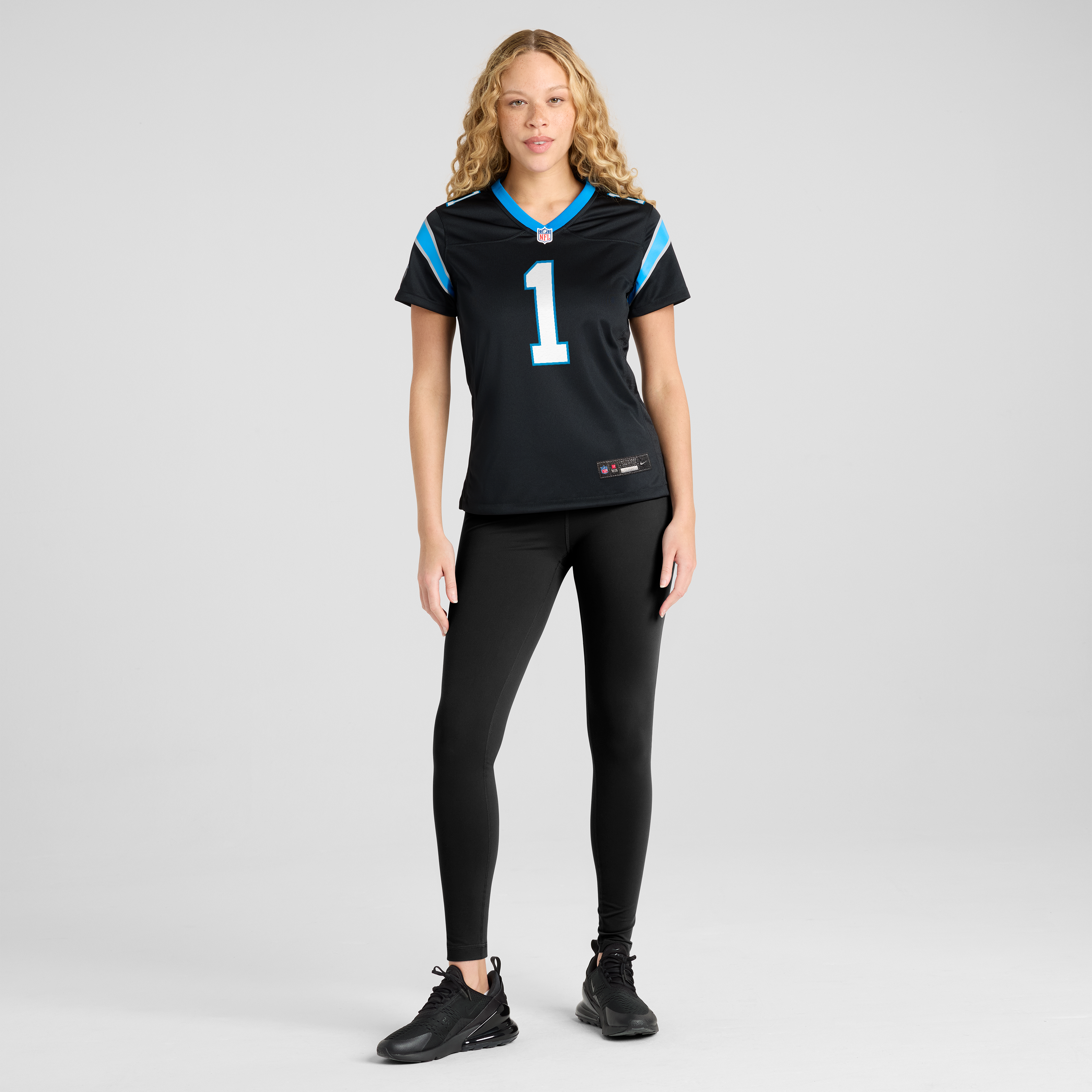 Women's Carolina Panthers Cam Newton Nike Black Team Retired Game Jersey