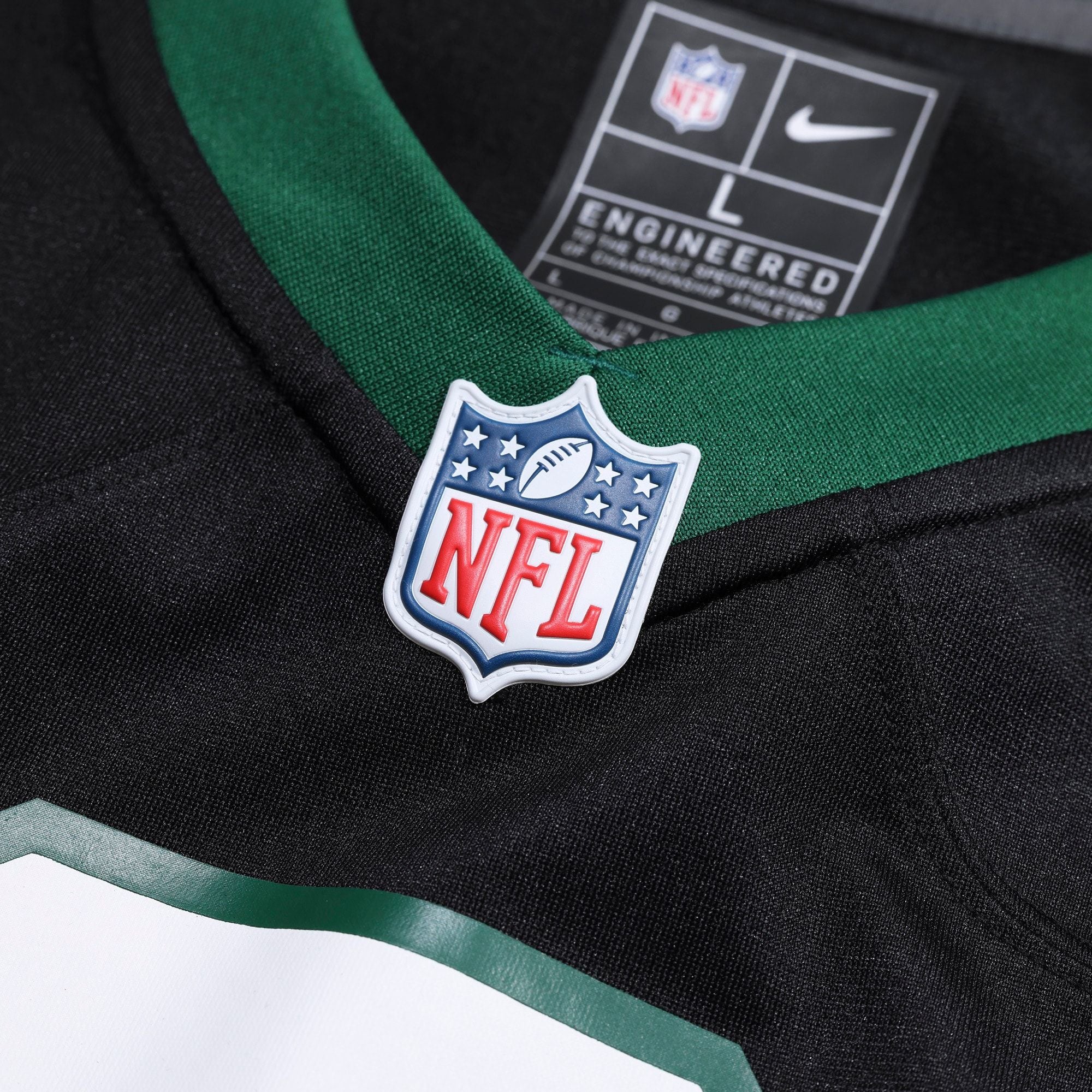 Men's New York Jets David Bailey Nike Legacy Black Alternate Game Player Jersey