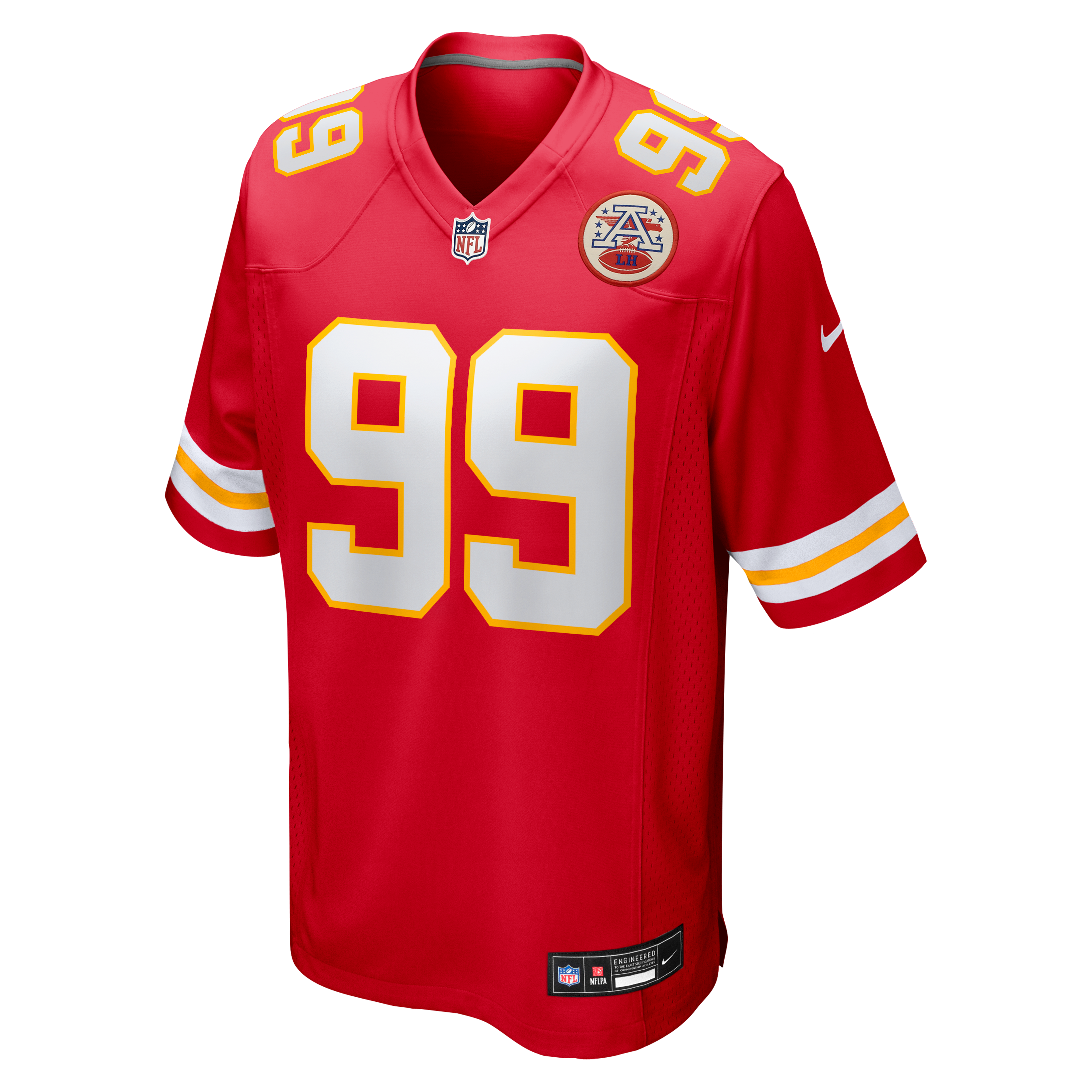 Men's Kansas City Chiefs Peter Woods Nike Red 2026 Nfl Draft First Round Pick No 29 Team Game Jersey