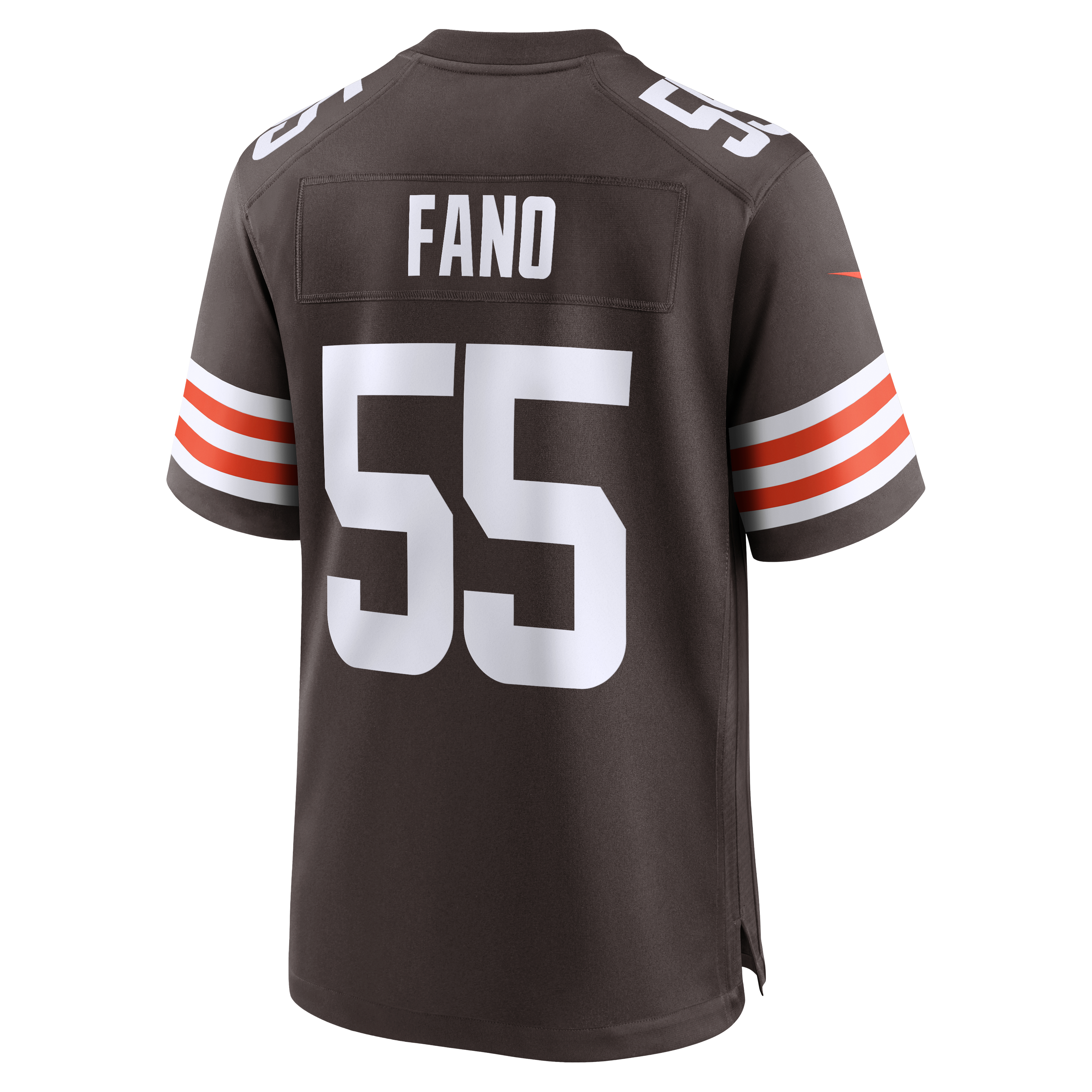 Men's Cleveland Browns Spencer Fano Nike Brown 2026 Nfl Draft First Round Pick No 9 Team Game Jersey