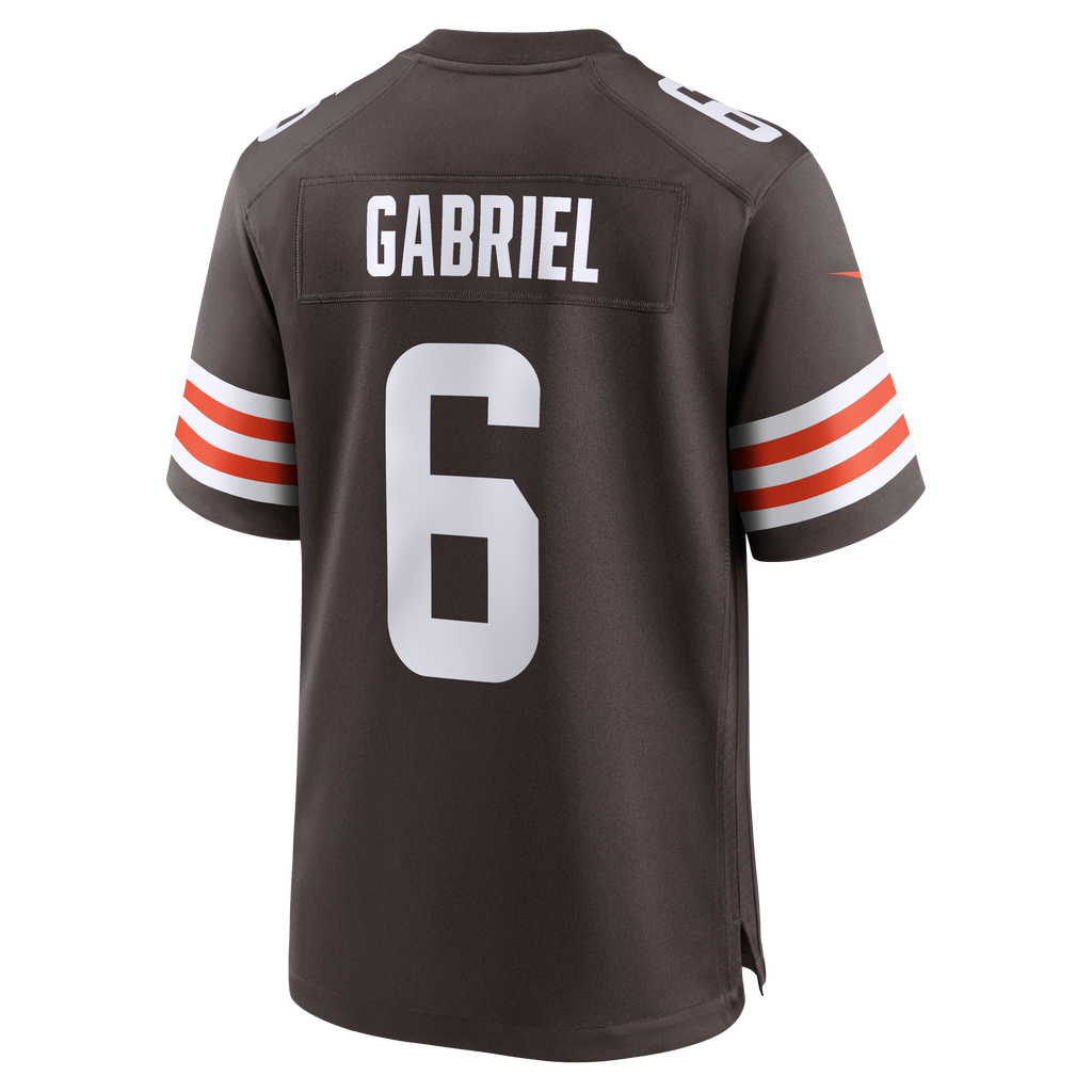 Men's Cleveland Browns Dillon Gabriel Nike Brown Team Game Jersey