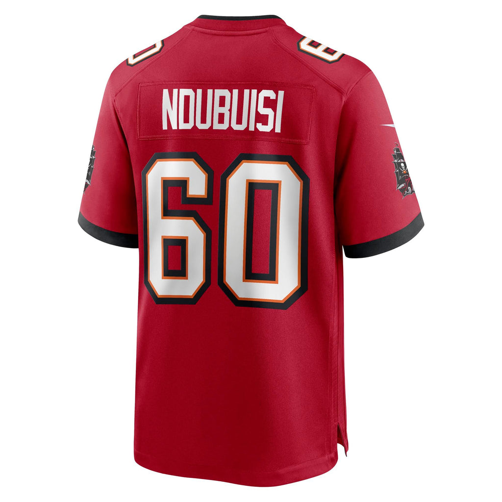 Men's Tampa Bay Buccaneers Haggai Ndubuisi Nike Red Team Game Jersey