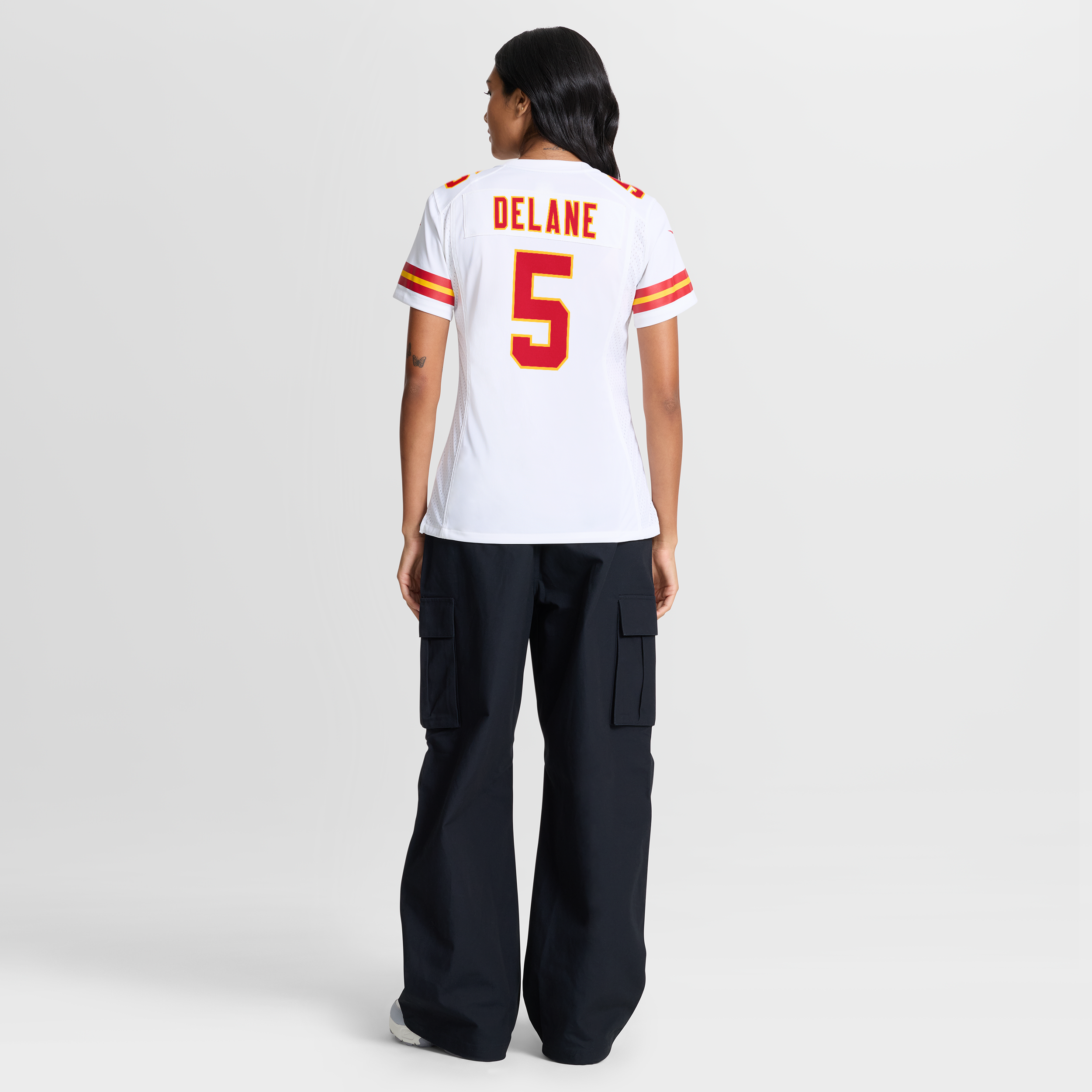 Women's Kansas City Chiefs Mansoor Delane Nike White Game Jersey