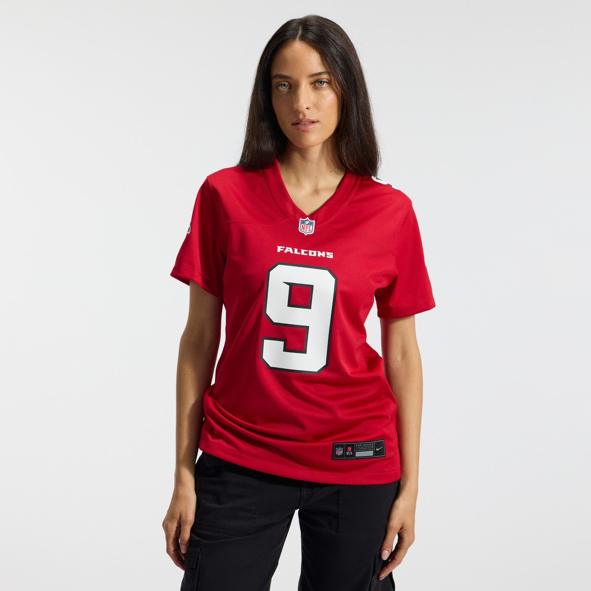 Women's Atlanta Falcons Michael Penix Jr Nike Red Game Jersey