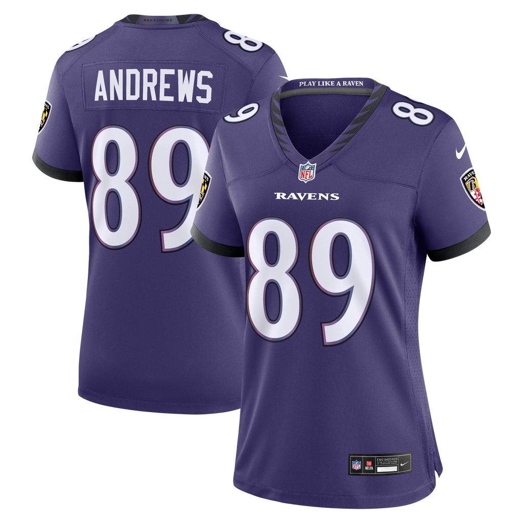 Women's Baltimore Ravens Mark Andrews Nike Purple Team Game Jersey