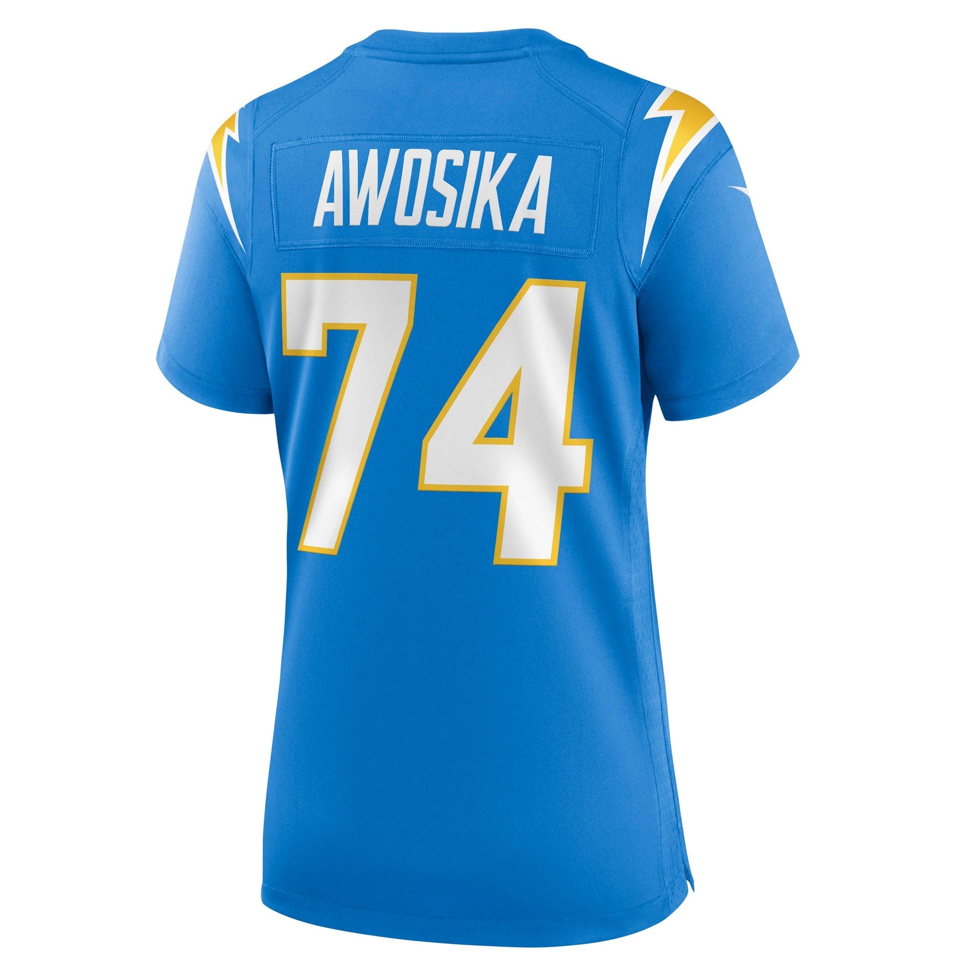 Women's Los Angeles Chargers Kayode Awosika Nike Powder Blue Team Game Jersey