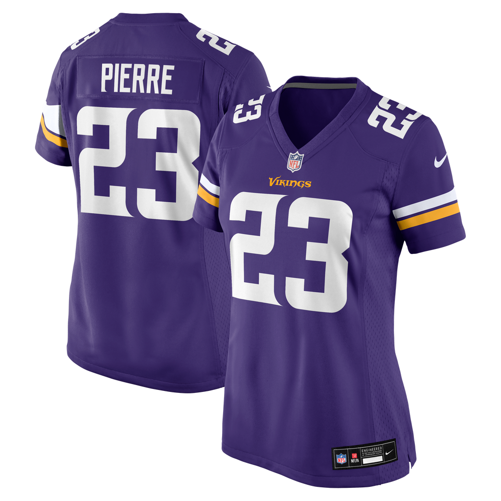 Women's Minnesota Vikings James Pierre Nike Purple Team Game Jersey