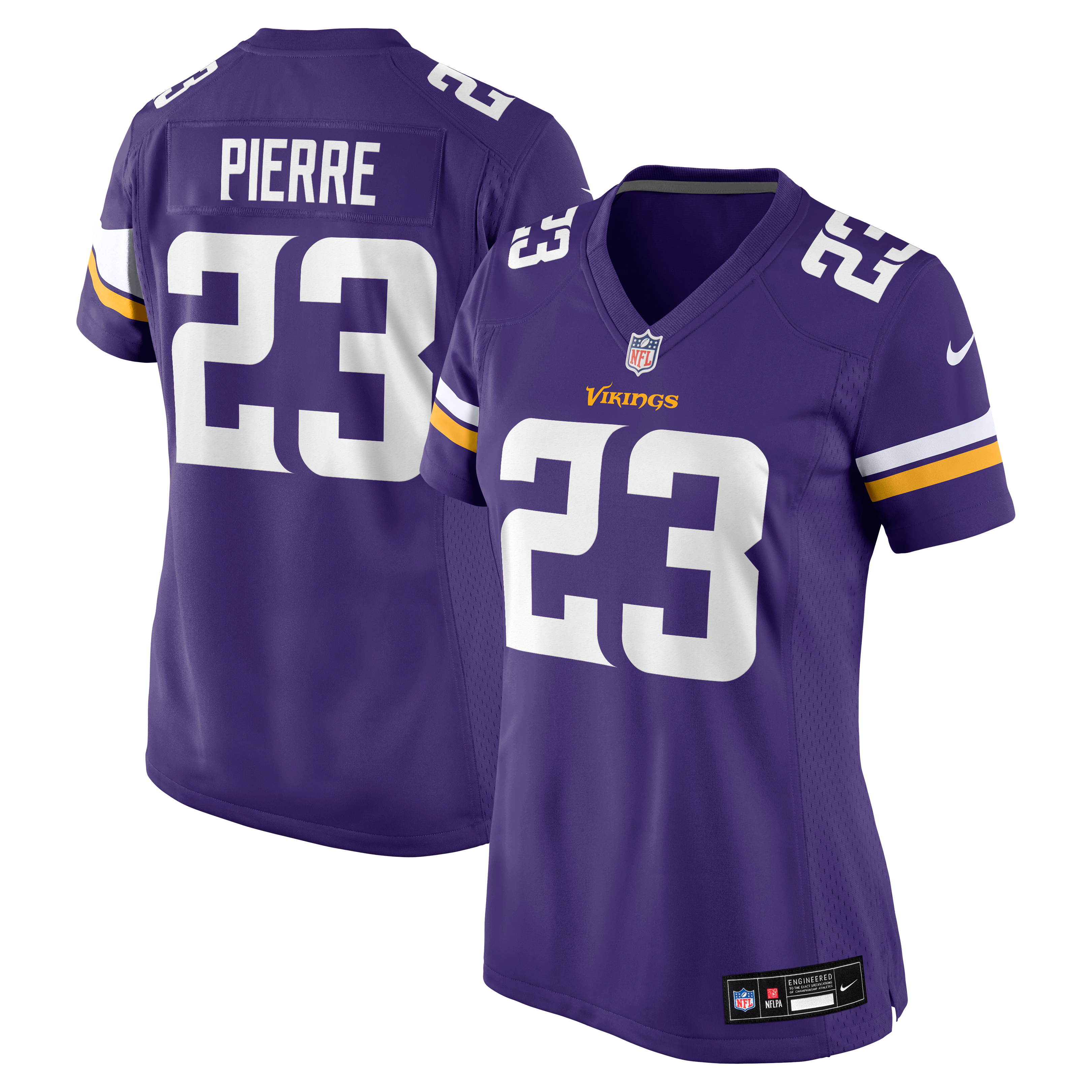 Women's Minnesota Vikings James Pierre Nike Purple Team Game Jersey