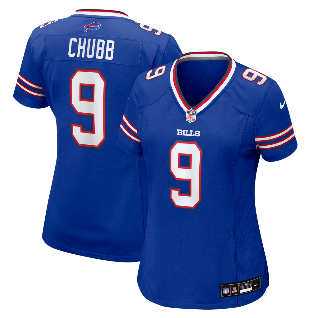 Women's Buffalo Bills Bradley Chubb Nike Royal Team Game Jersey