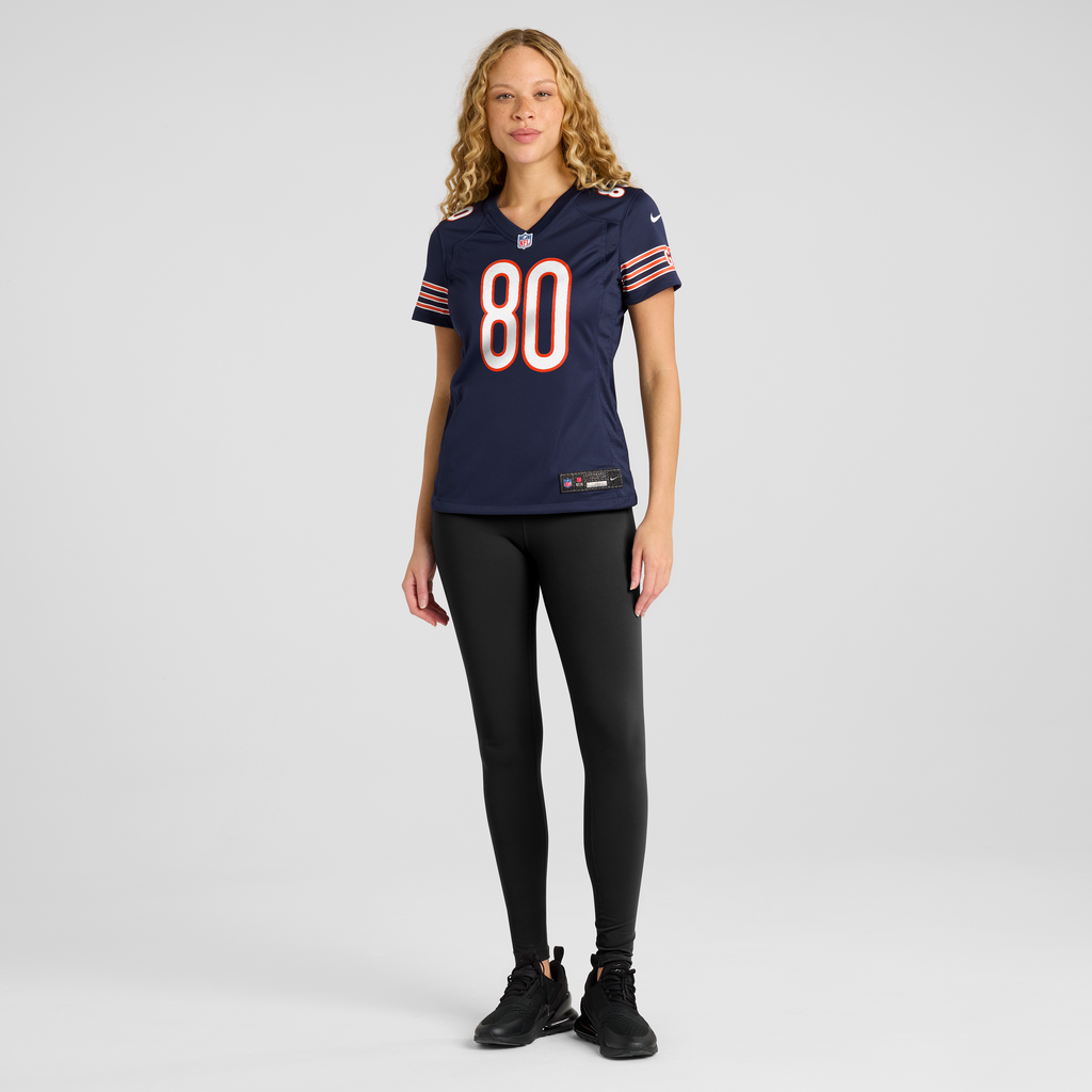 Women's Chicago Bears Qadir Ismail Nike Navy Team Game Jersey