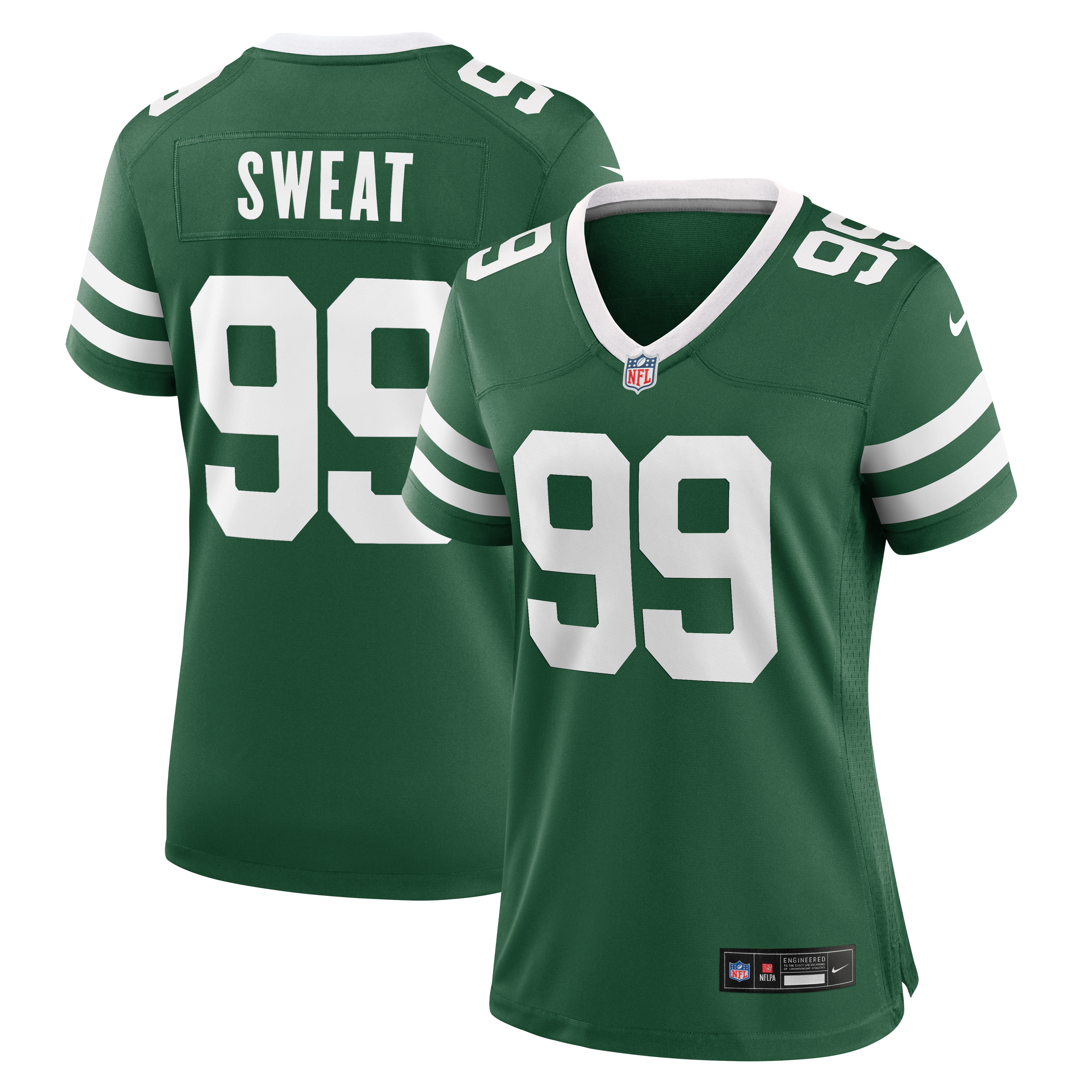 Women's New York Jets Tvondre Sweat Nike Legacy Green Team Game Jersey