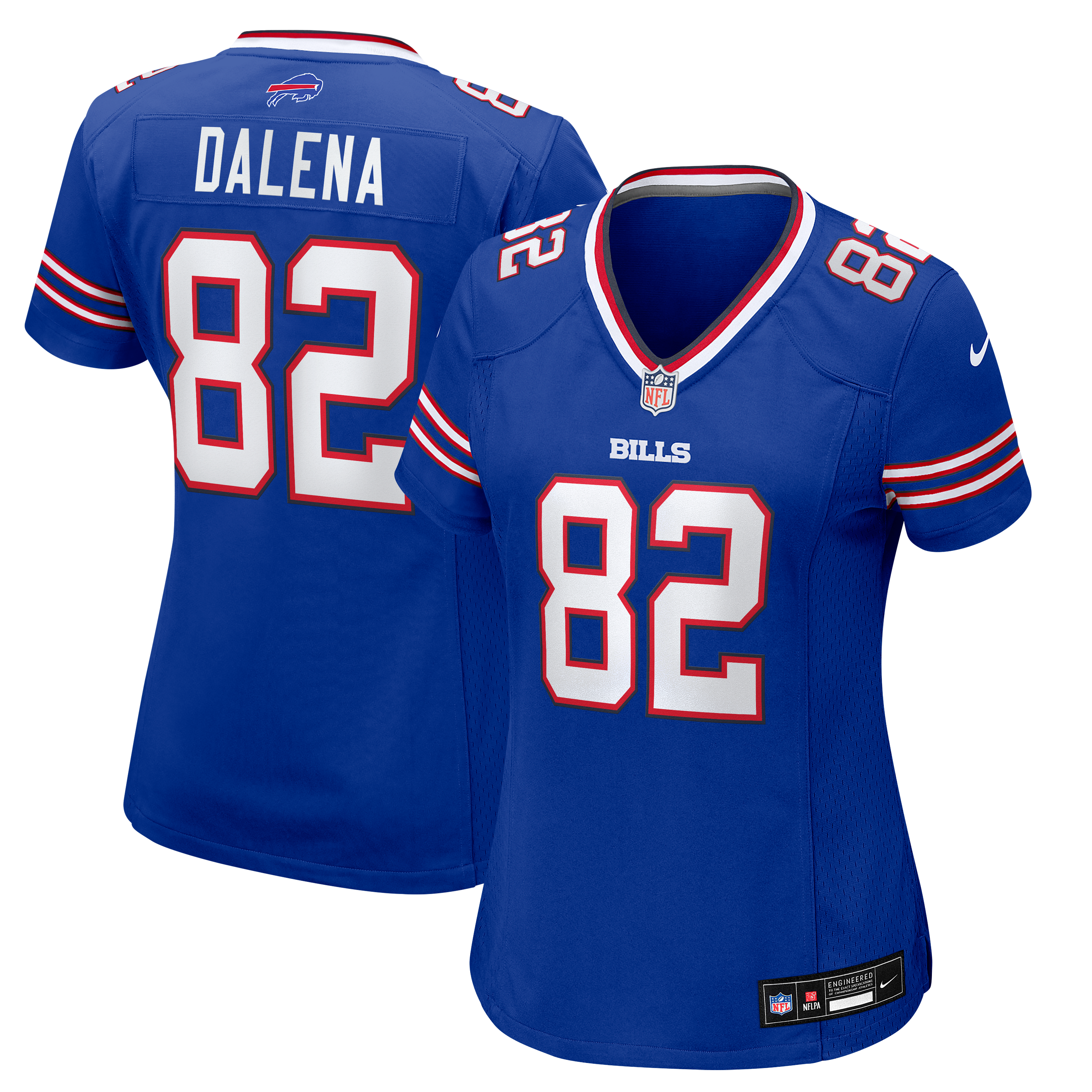 Women's Buffalo Bills Mac Dalena Nike Royal Team Game Jersey