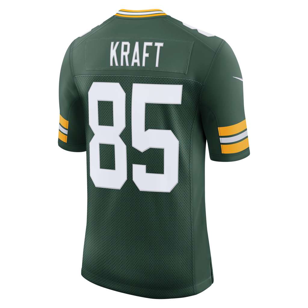Men's Green Bay Packers Tucker Kraft Nike Green Vapor Untouchable Stitched Limited Jersey
