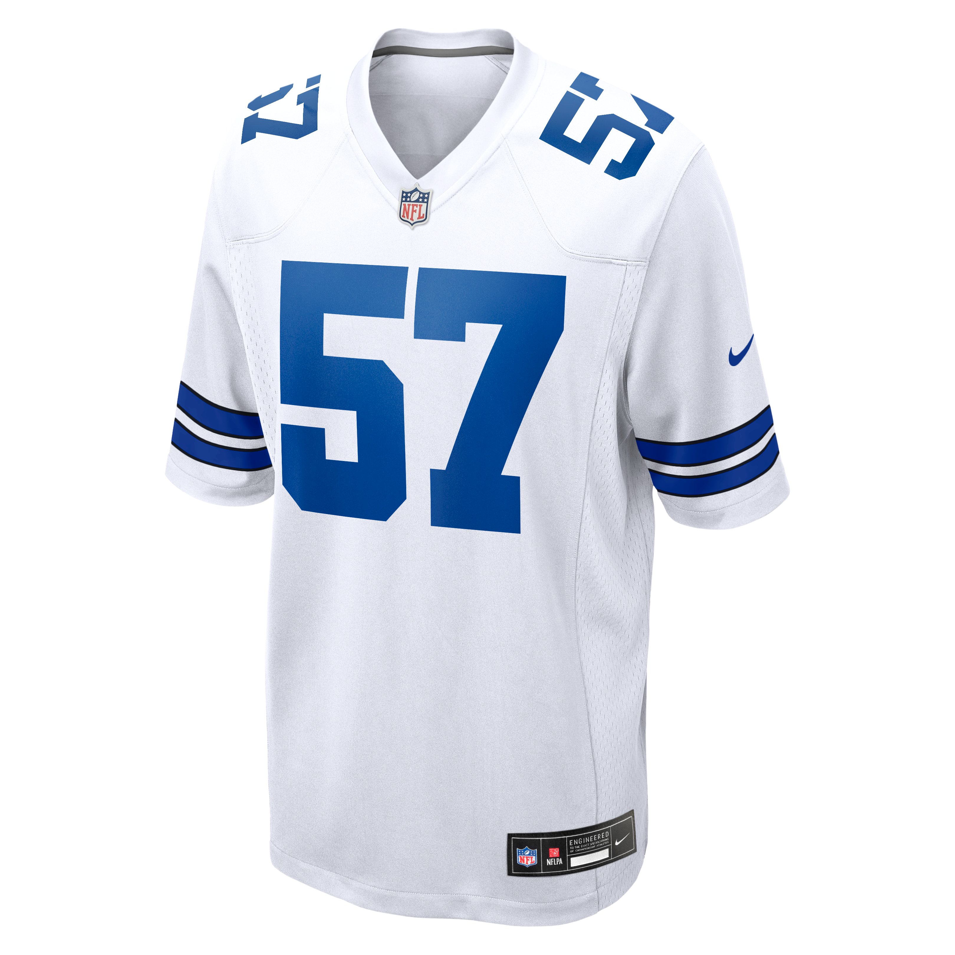 Men's Dallas Cowboys Malachi Lawrence Nike White Game Jersey