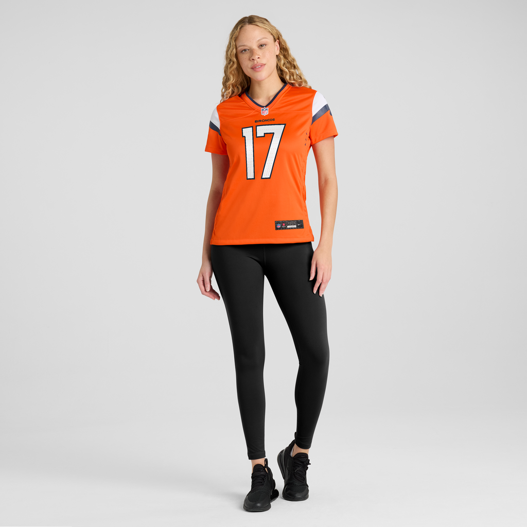 Women's Denver Broncos Jaylen Waddle Nike Orange Game Jersey