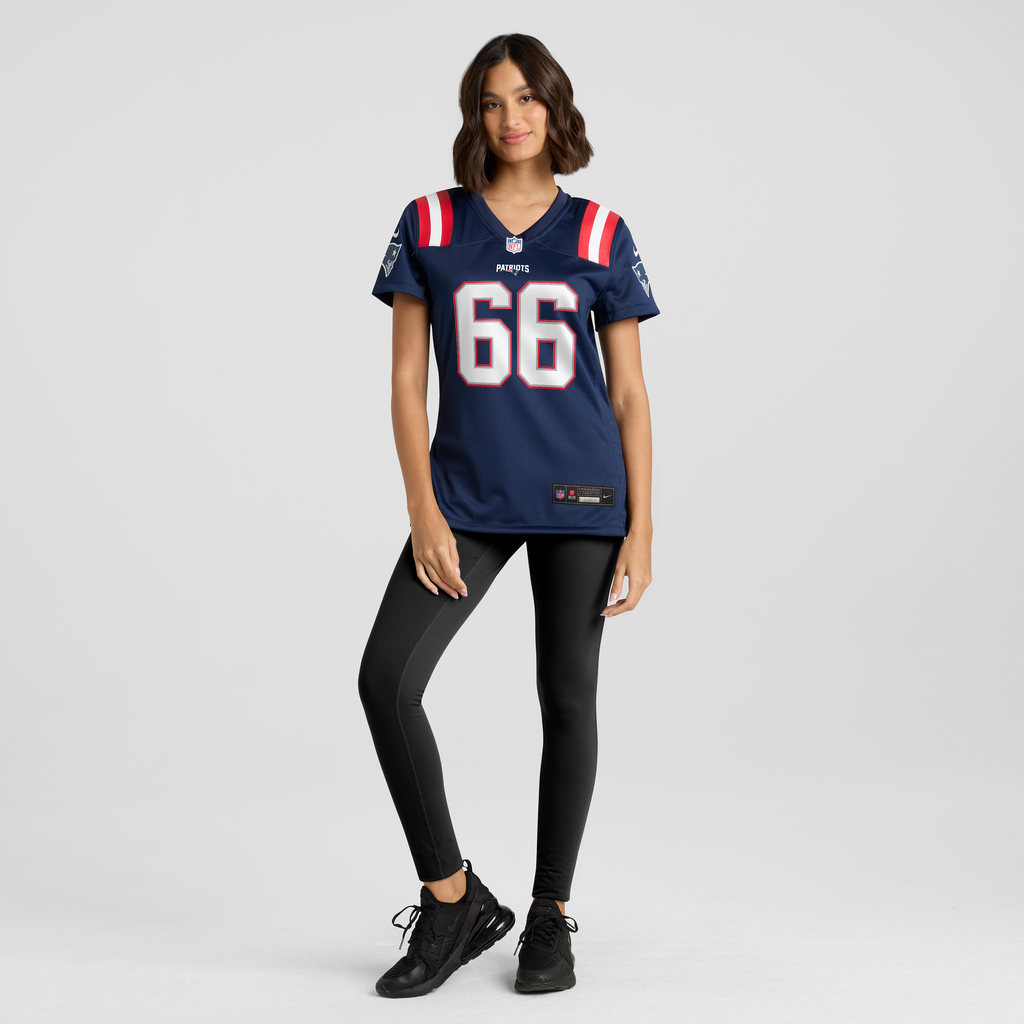 Women's New England Patriots Will Campbell Nike Navy Team Game Jersey