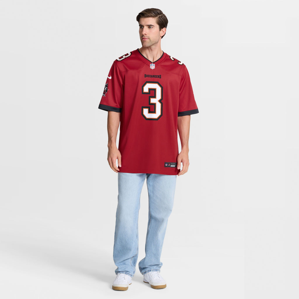 Men's Tampa Bay Buccaneers Rueben Bain Jr Nike Red 2026 Nfl Draft First Round Pick No 15 Team Game Jersey