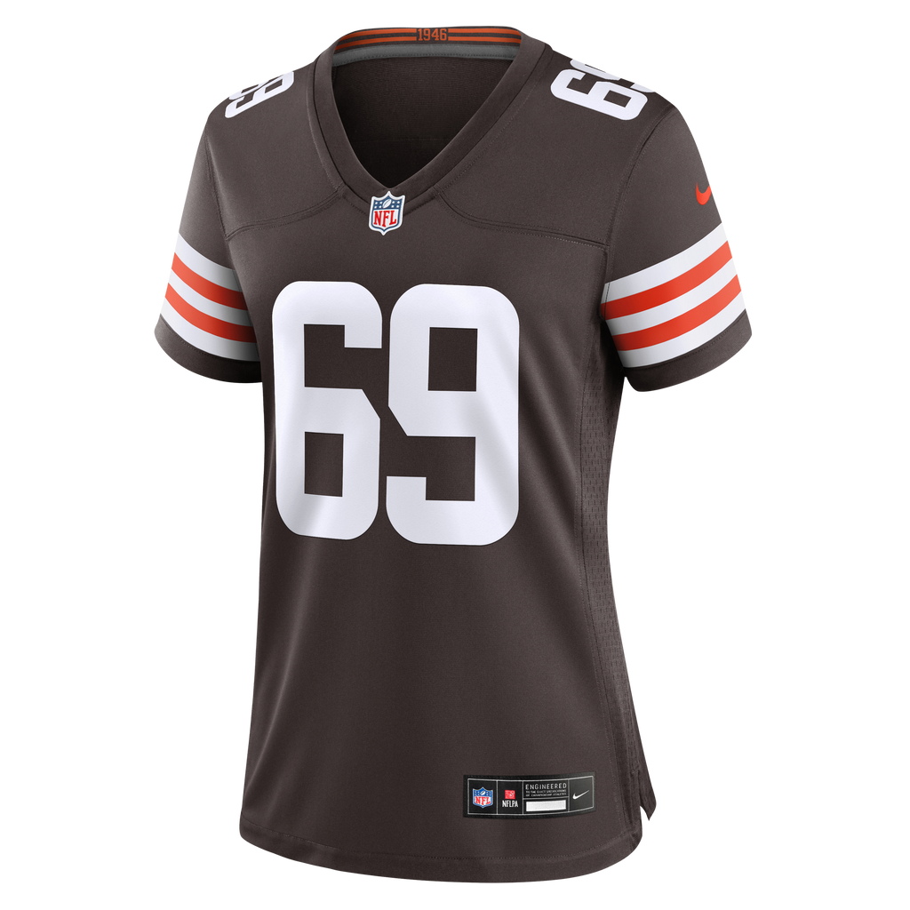 Women's Cleveland Browns Tyre Phillips Nike Brown Team Game Jersey