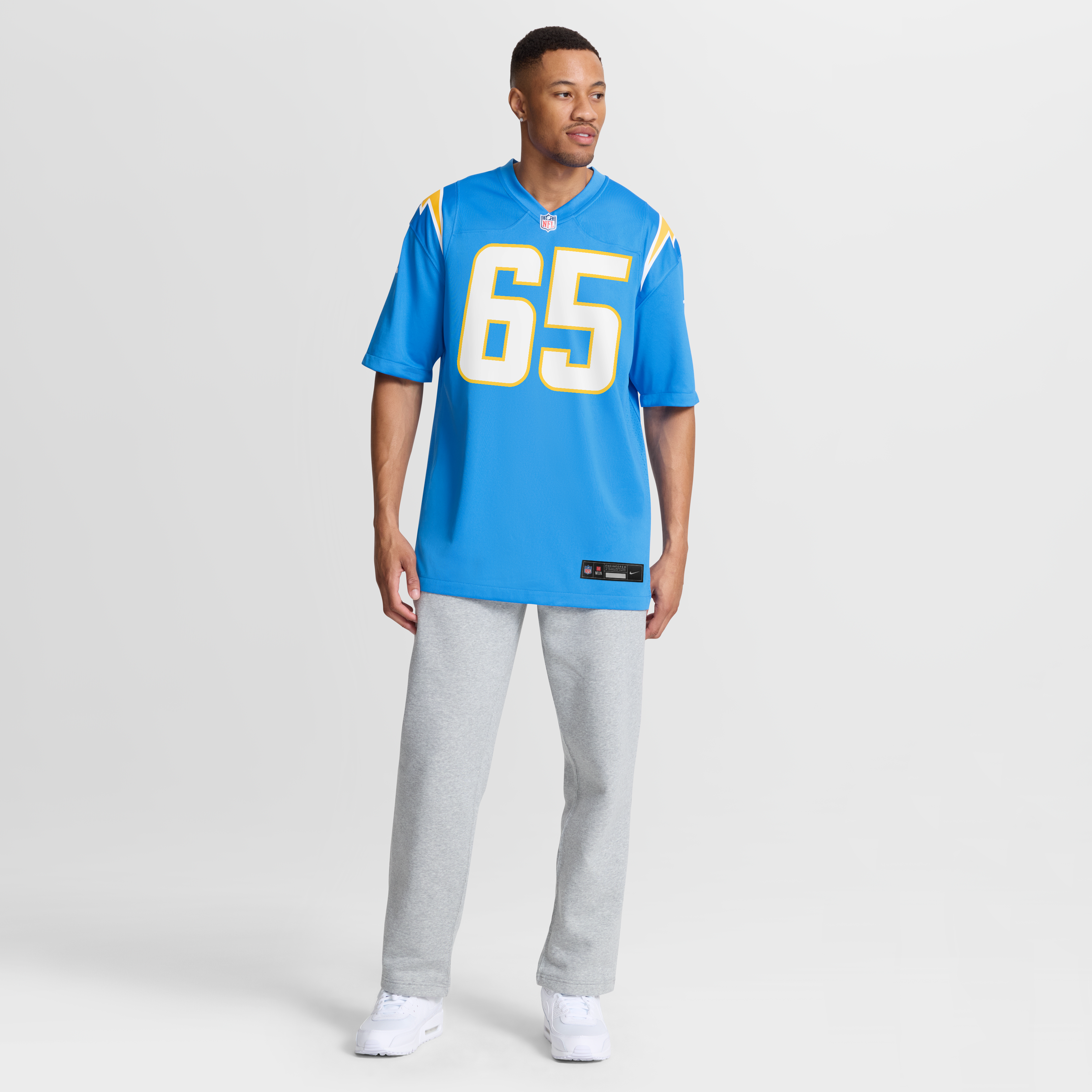 Men's Los Angeles Chargers Logan Taylor Nike Powder Blue Team Game Jersey