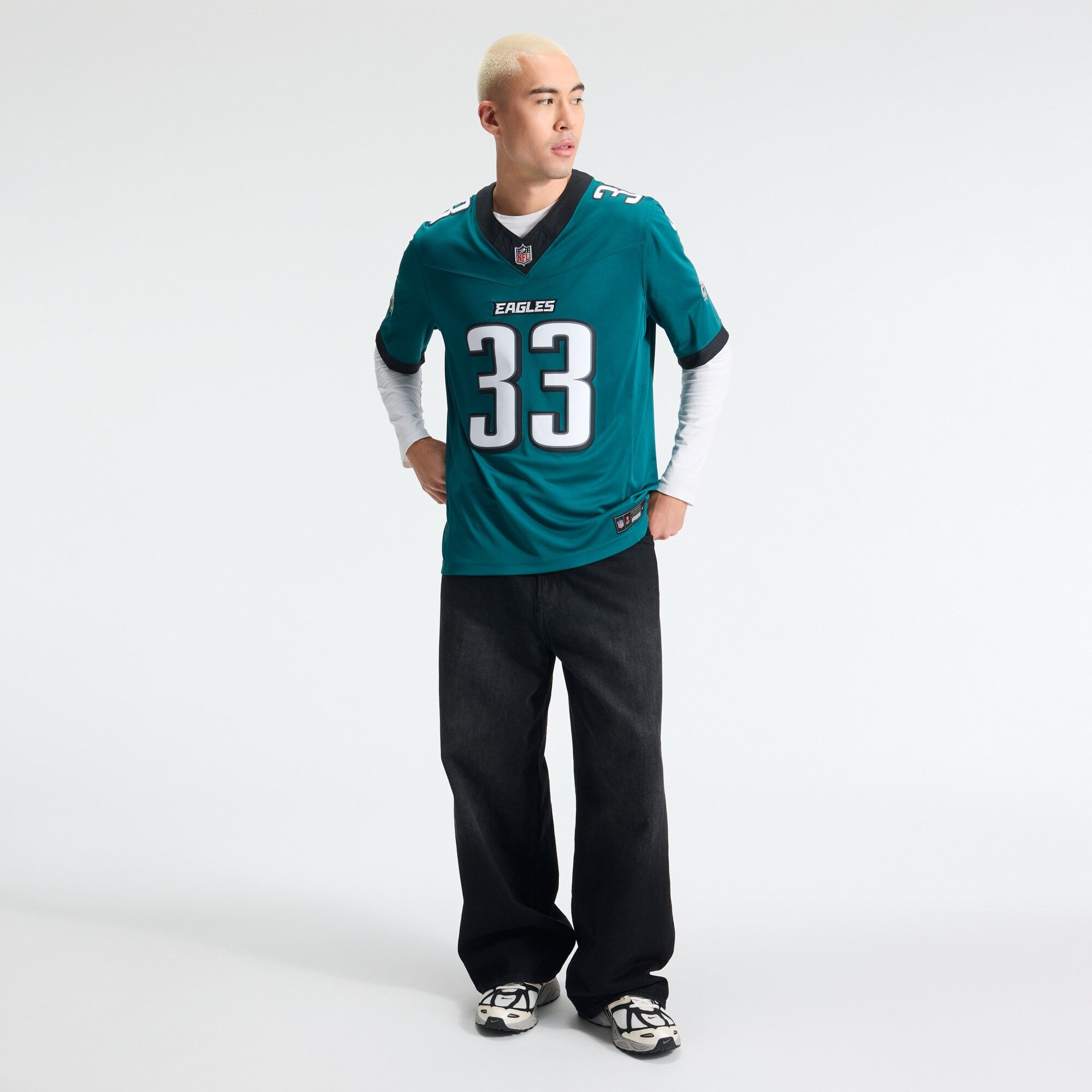 Men's Philadelphia Eagles Cooper Dejean Nike Midnight Green Team Vapor Fuse Stitched Limited Jersey