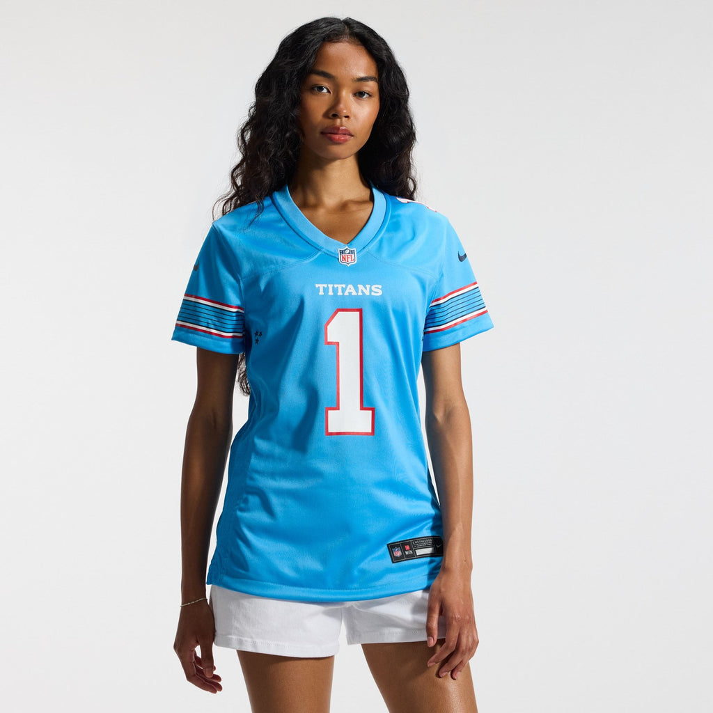 Women's Tennessee Titans Cameron Ward Nike Light Blue Game Jersey