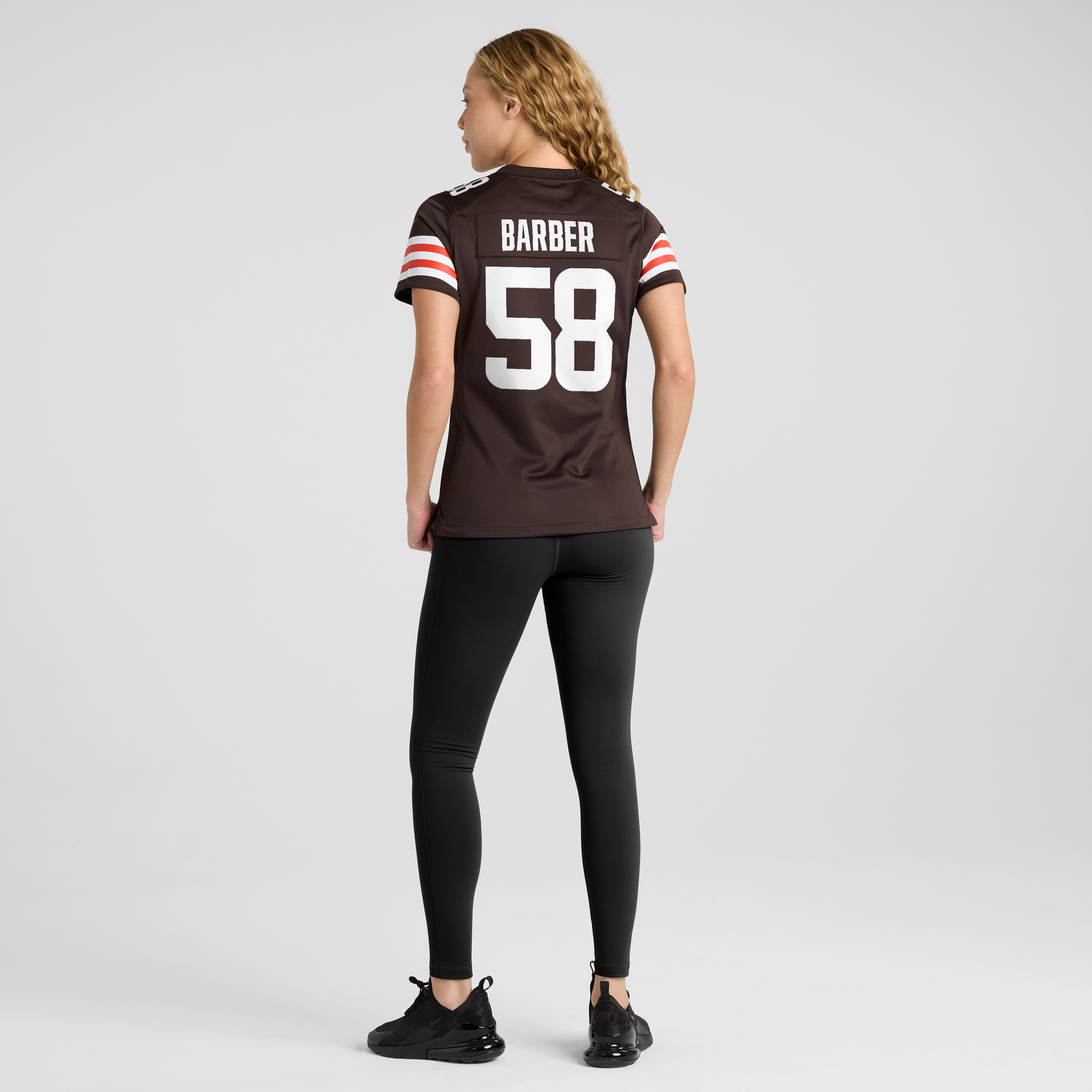 Women's Cleveland Browns Austin Barber Nike Brown Team Game Jersey