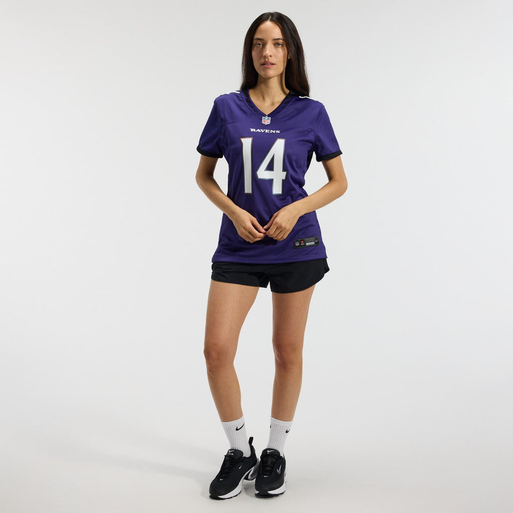 Women's Baltimore Ravens Kyle Hamilton Nike Purple Team Game Jersey