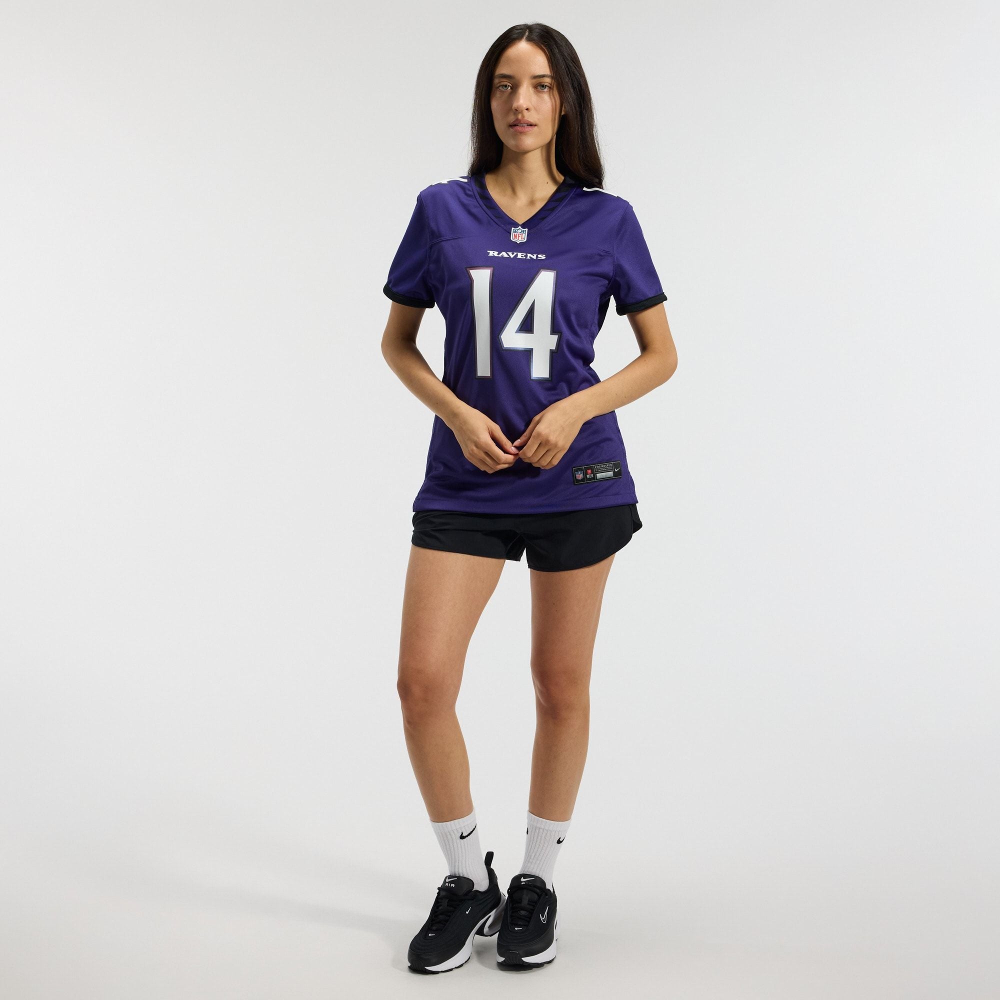 Women's Baltimore Ravens Kyle Hamilton Nike Purple Team Game Jersey