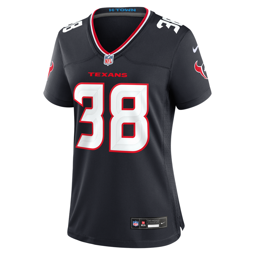 Women's Houston Texans Kai Kroeger Nike Navy Team Game Jersey