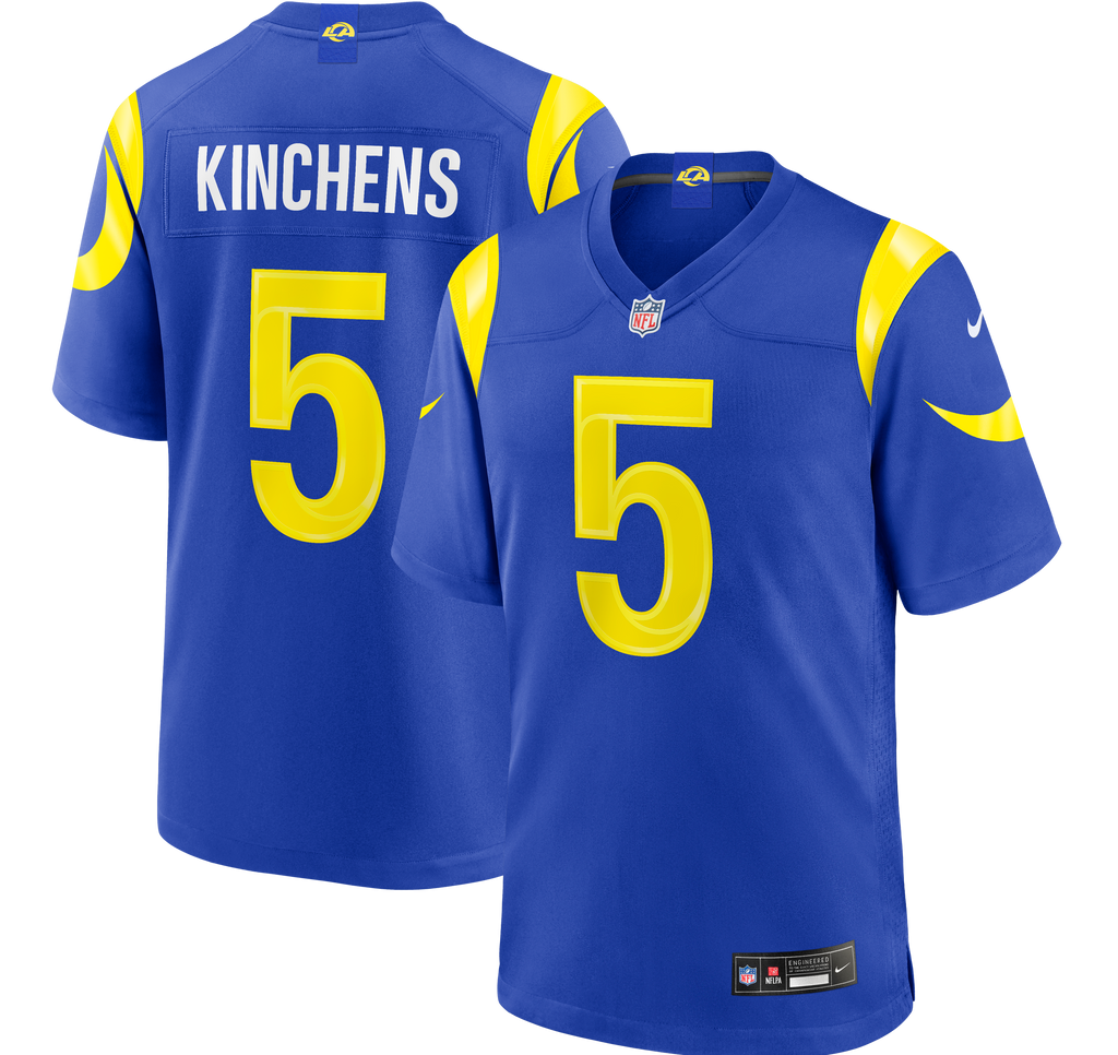 Men's Los Angeles Rams Kamren Kinchens Nike Royal Team Game Jersey