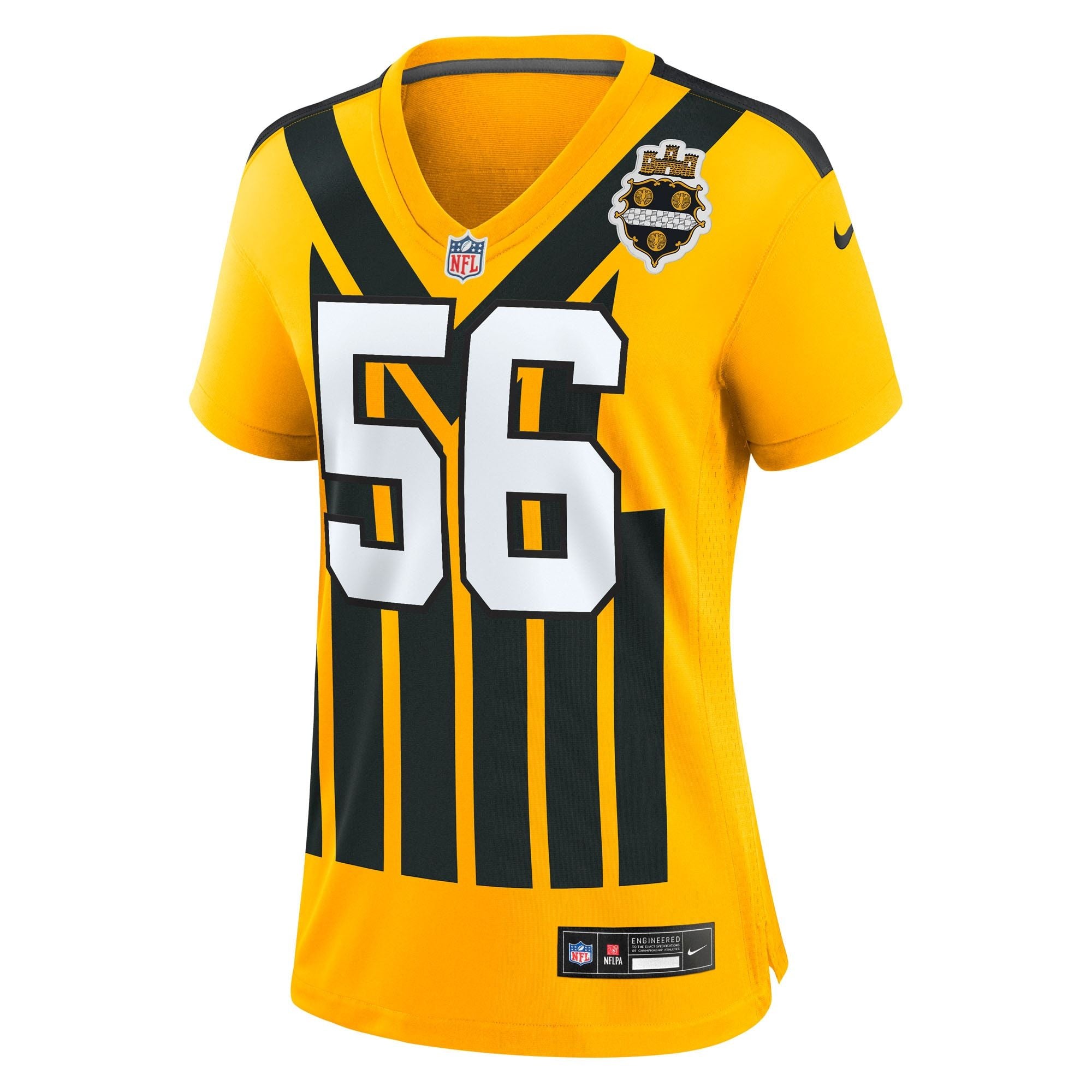 Women's Pittsburgh Steelers Alex Highsmith Nike Gold Alternate Game Jersey