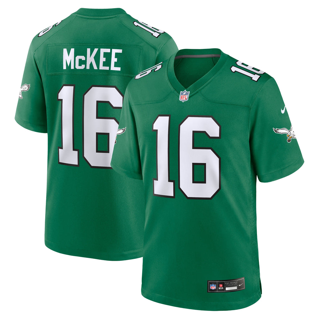 Men's Philadelphia Eagles Tanner Mckee Nike Kelly Green Alternate Game Jersey