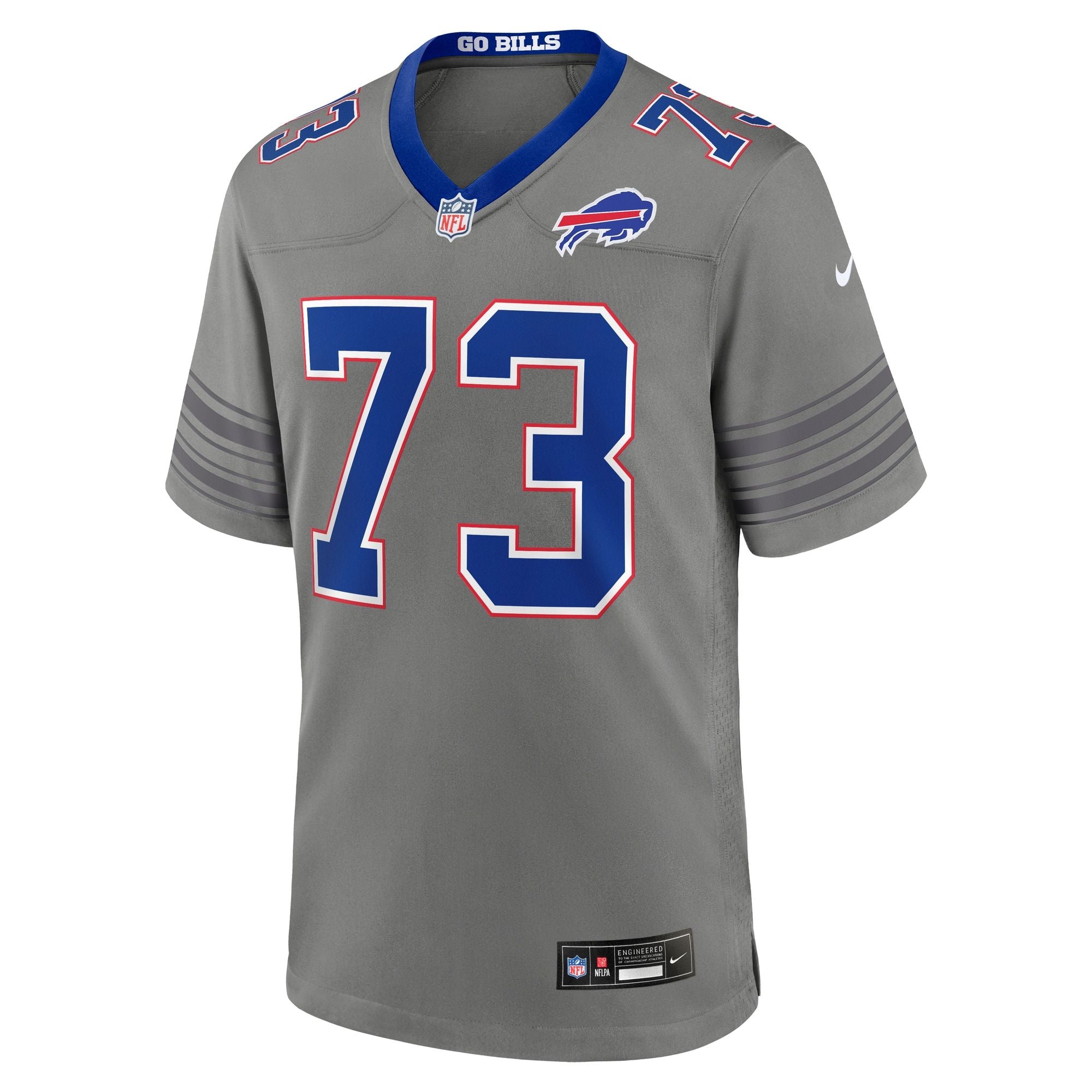Men's Buffalo Bills Dion Dawkins Nike Gray Nickel City Game Jersey